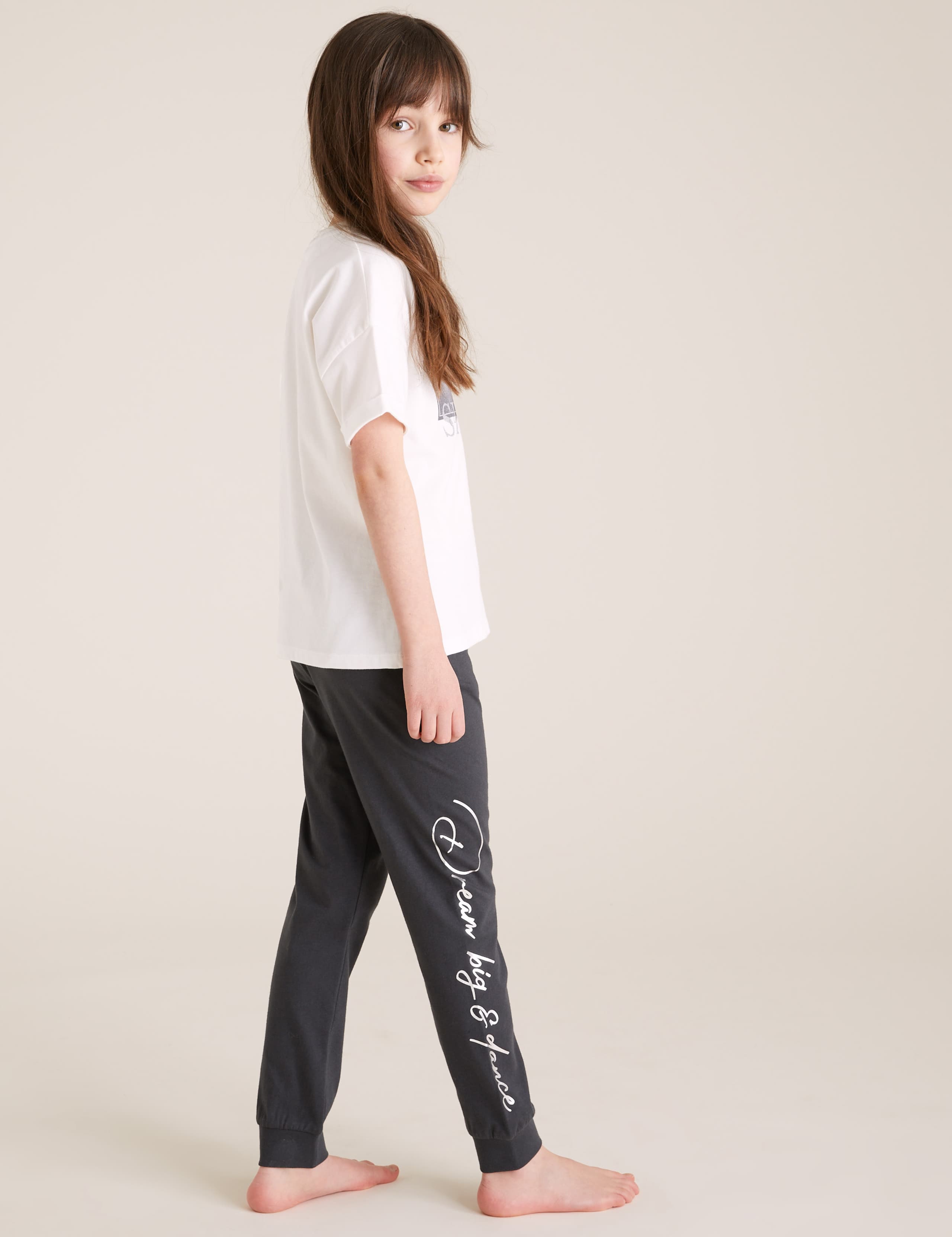 Pure Cotton Dance Print Pyjamas (6-16 Yrs) 3 of 5