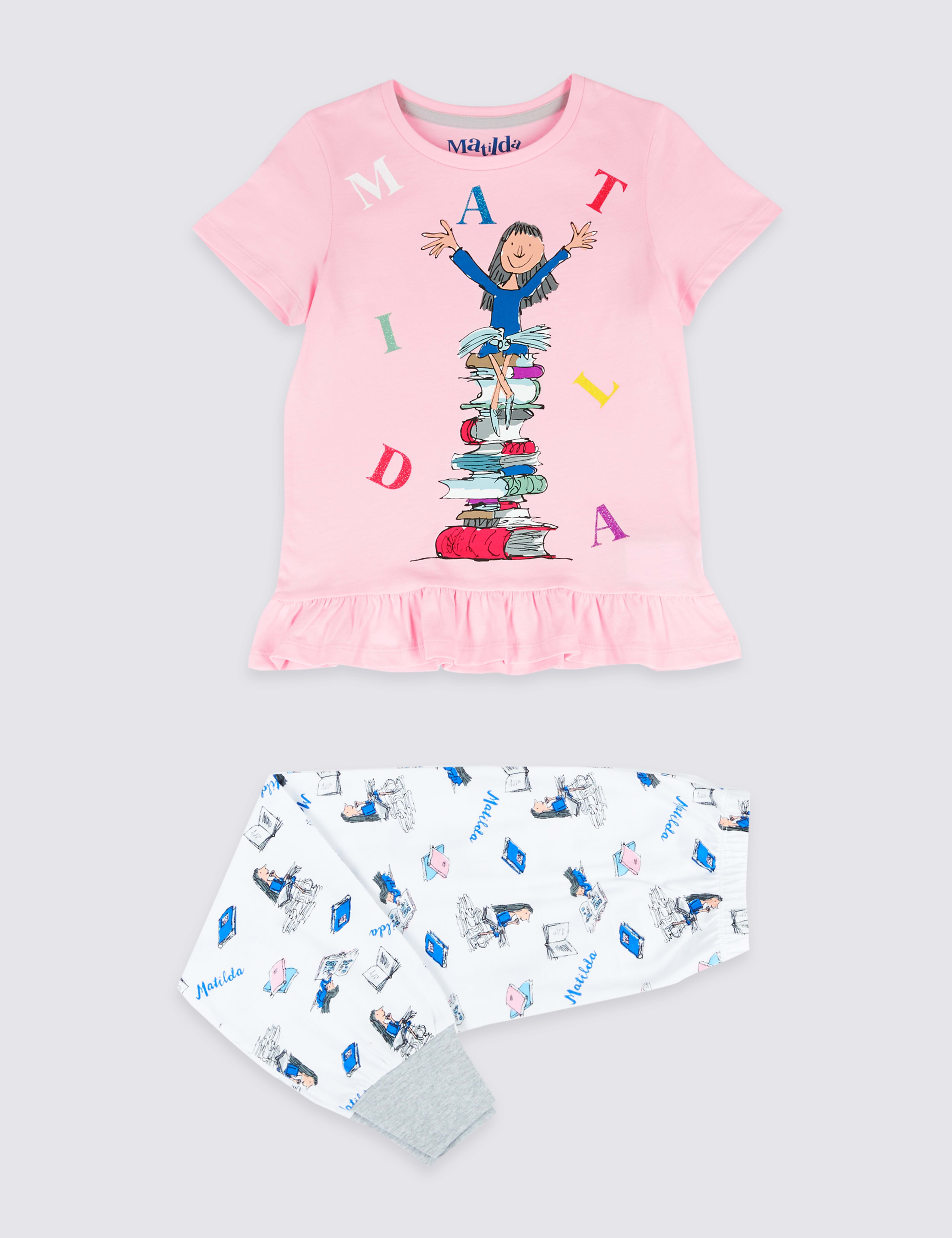 Matilda Pure Cotton Pyjamas (3-11 Years) 2 of 6