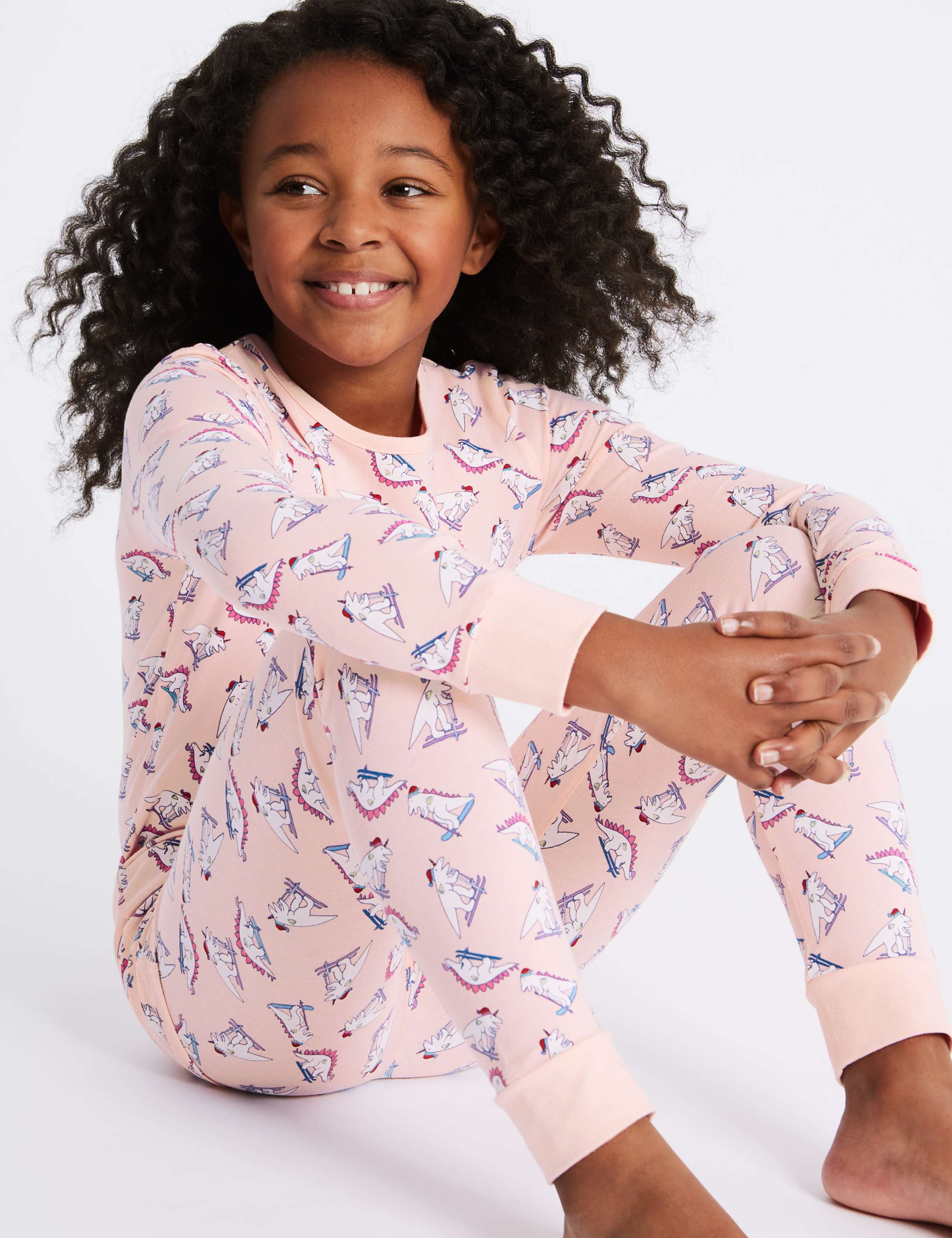 2 Pack Cotton Rich Pyjamas (3-16 Years) 3 of 6