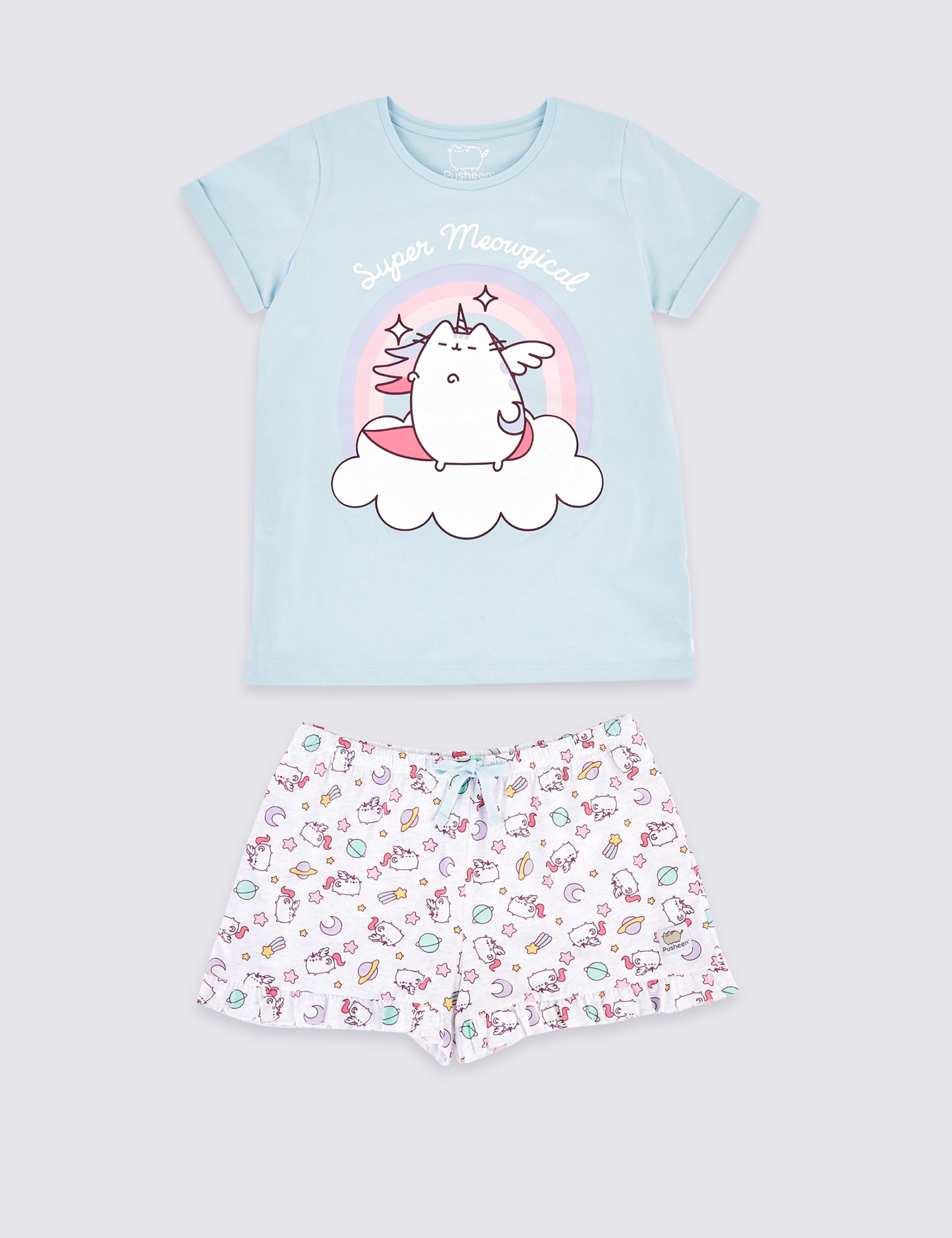 Pusheen™ Short Pyjamas (9-16 Years) 1 of 1