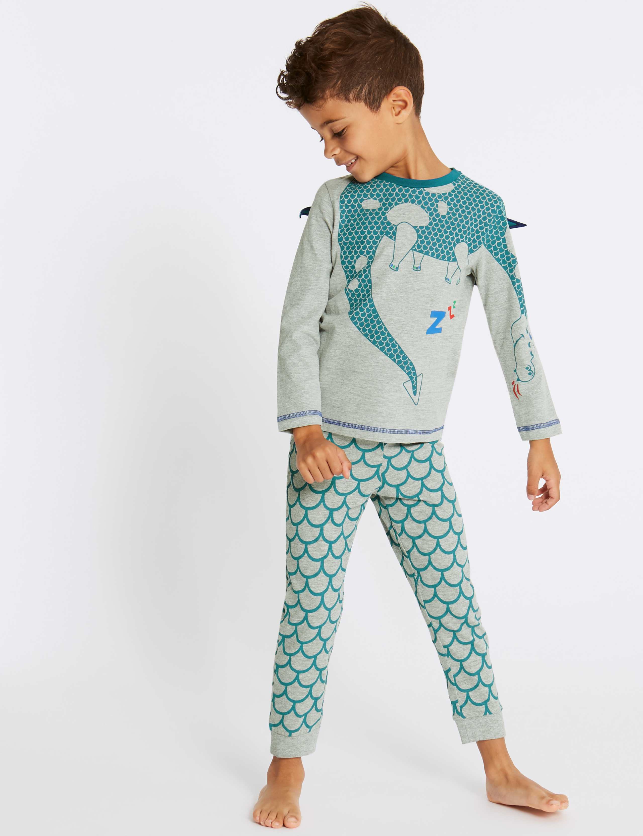 Novelty Dragon Pyjamas (1-7 Years) 1 of 5