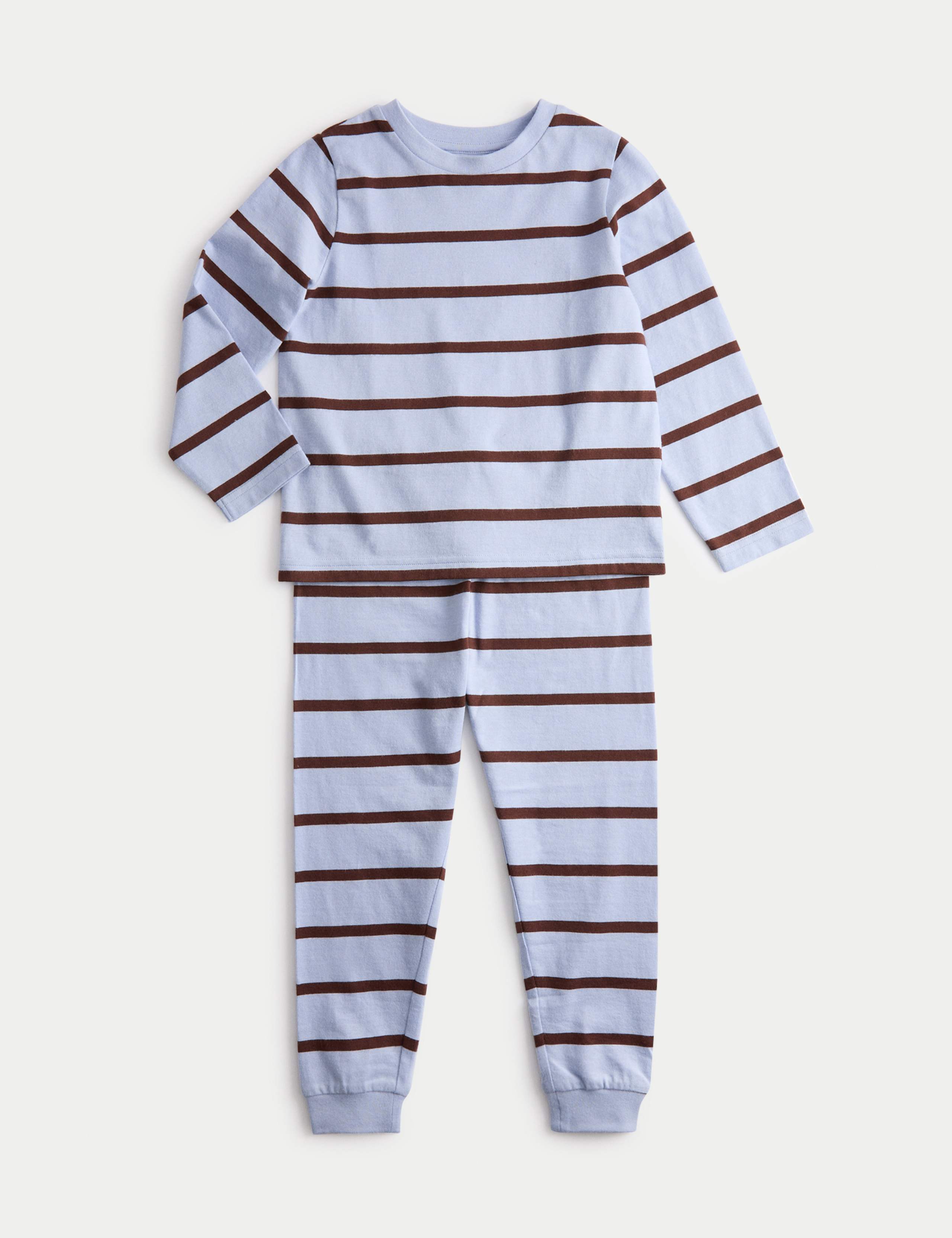Pure Cotton Striped Pyjamas (1-16 Yrs) 1 of 2