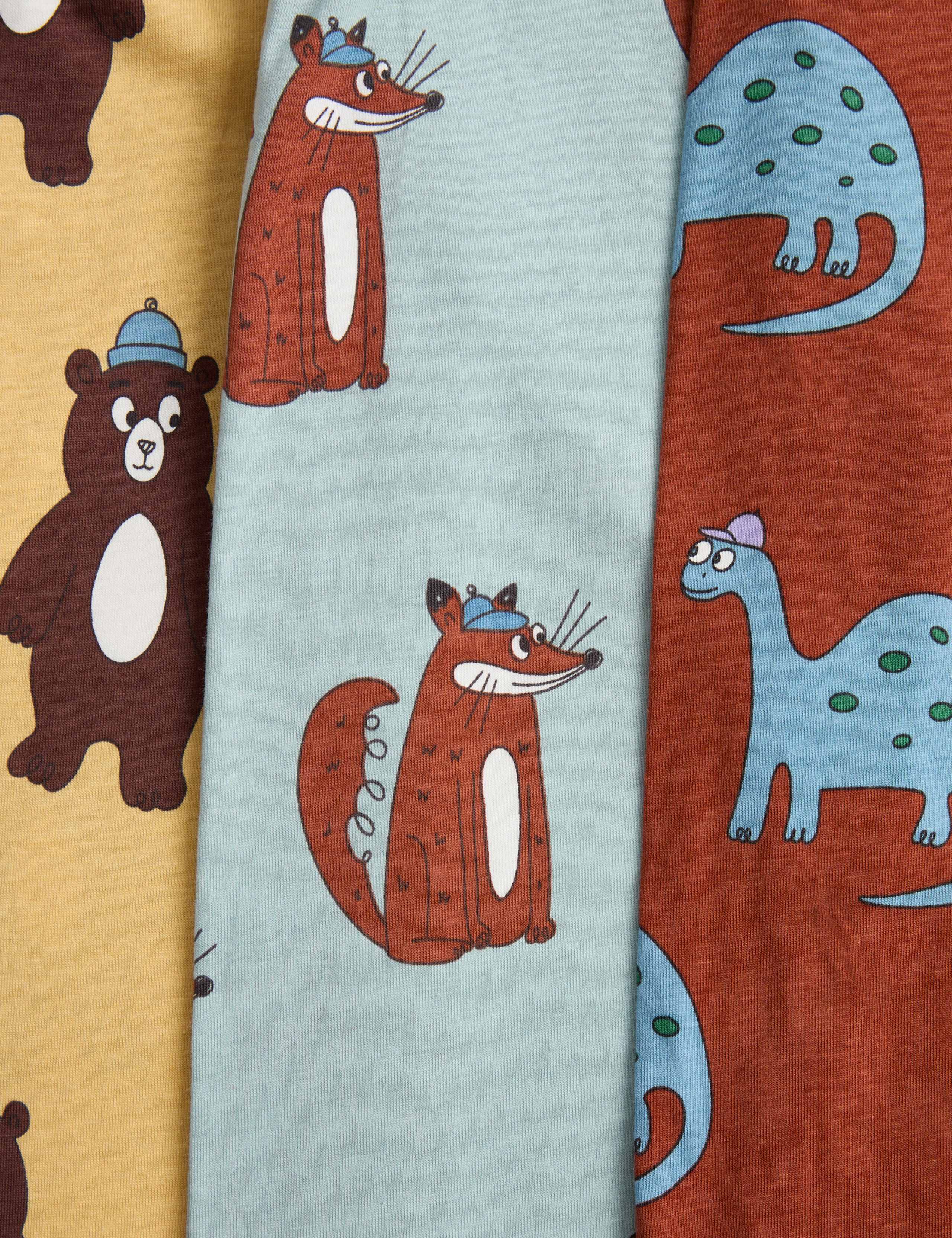 3 Pack Animal Print Pyjama Sets (1-8 Yrs) 2 of 3