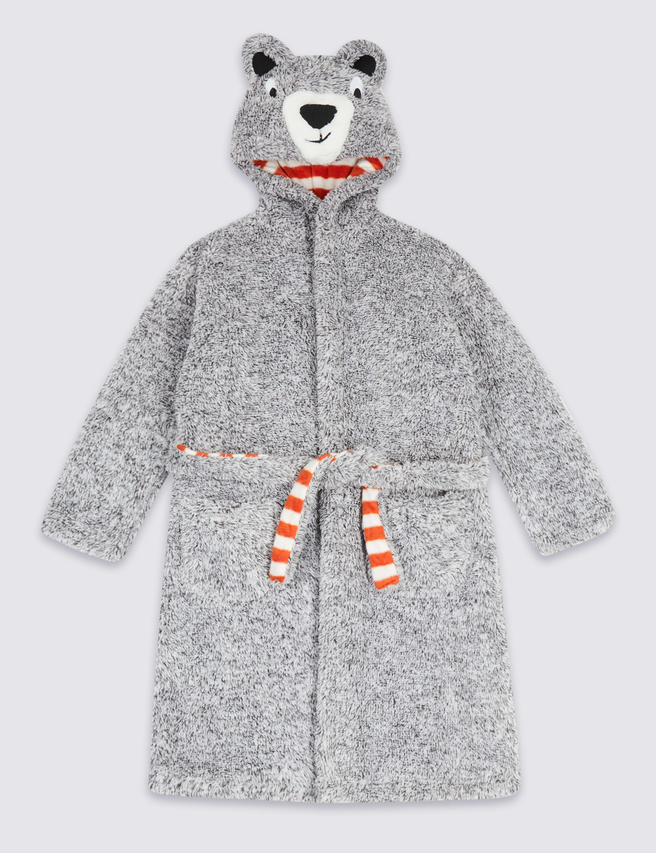 Bear Dressing Gown with Belt (1-8 Years) 2 of 6