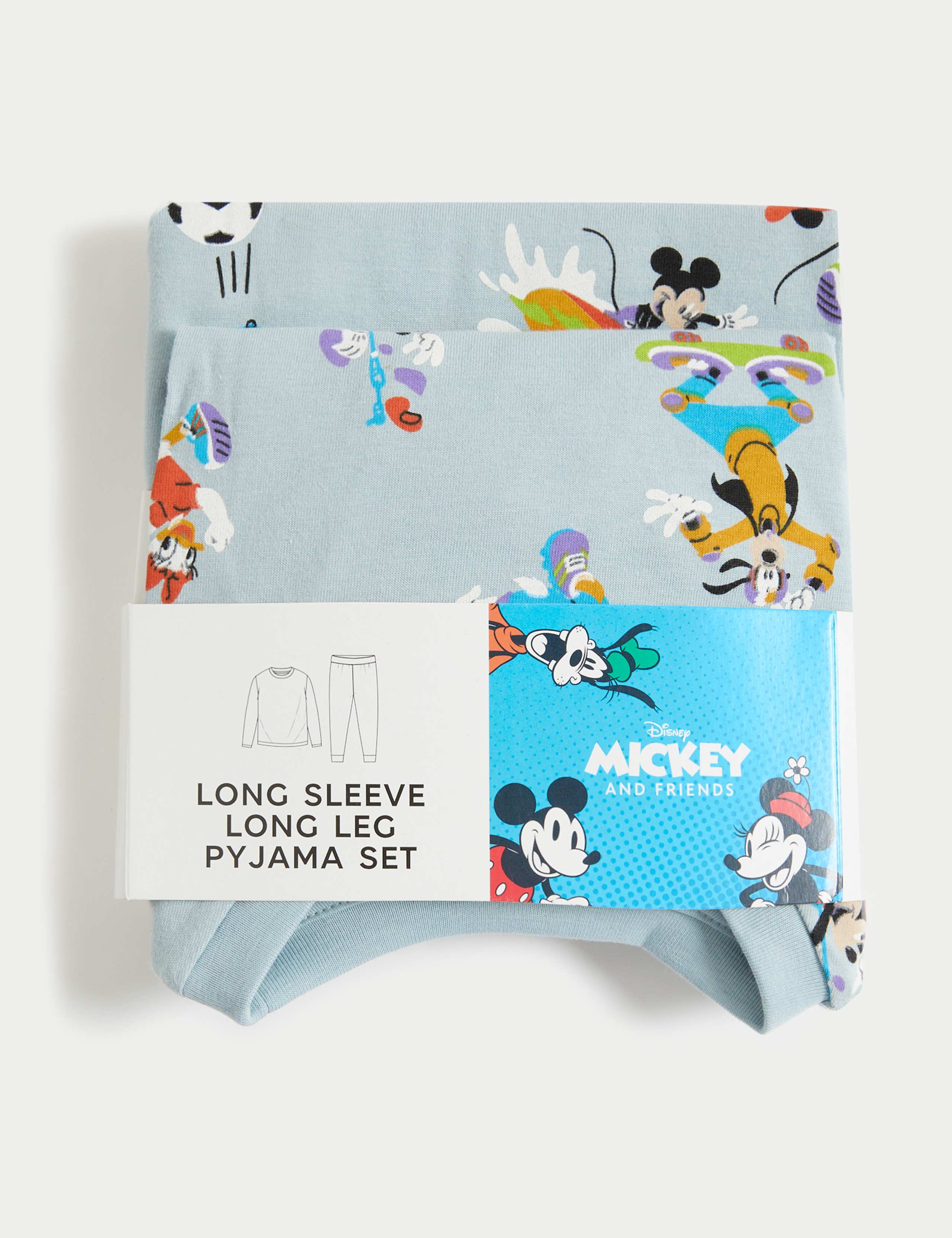 Pure Cotton Mickey Mouse™ Pyjamas (1-8 Yrs) 3 of 3