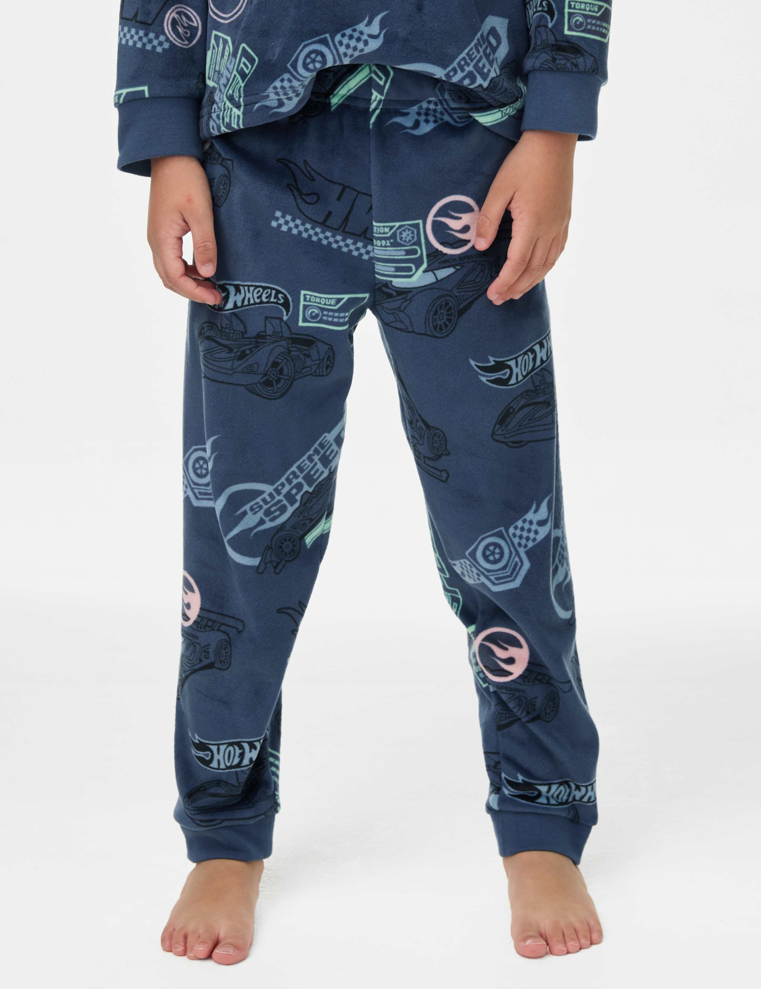 Velour Hot Wheels™ Pyjamas (2-8 Yrs) 3 of 5