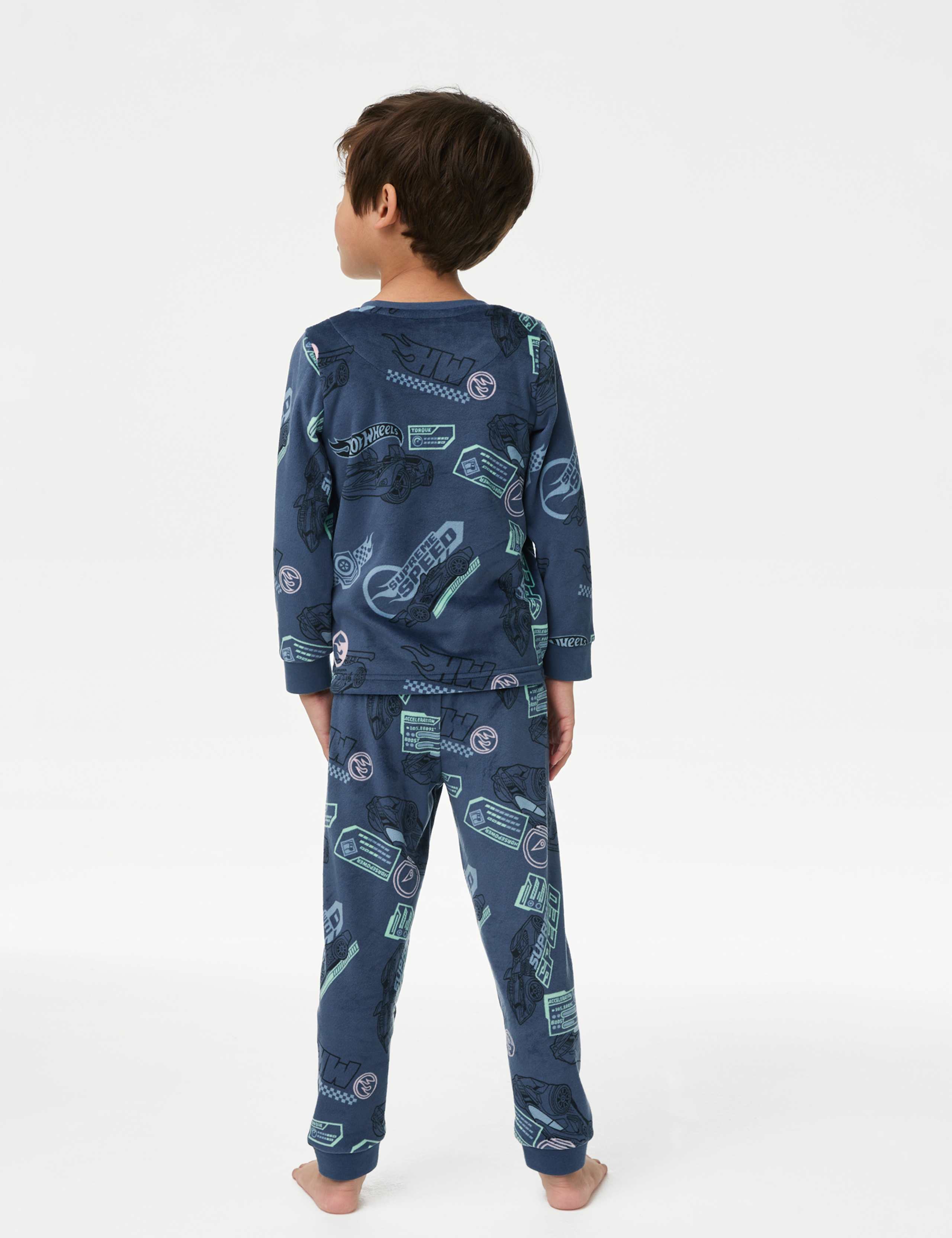 Velour Hot Wheels™ Pyjamas (2-8 Yrs) 4 of 5