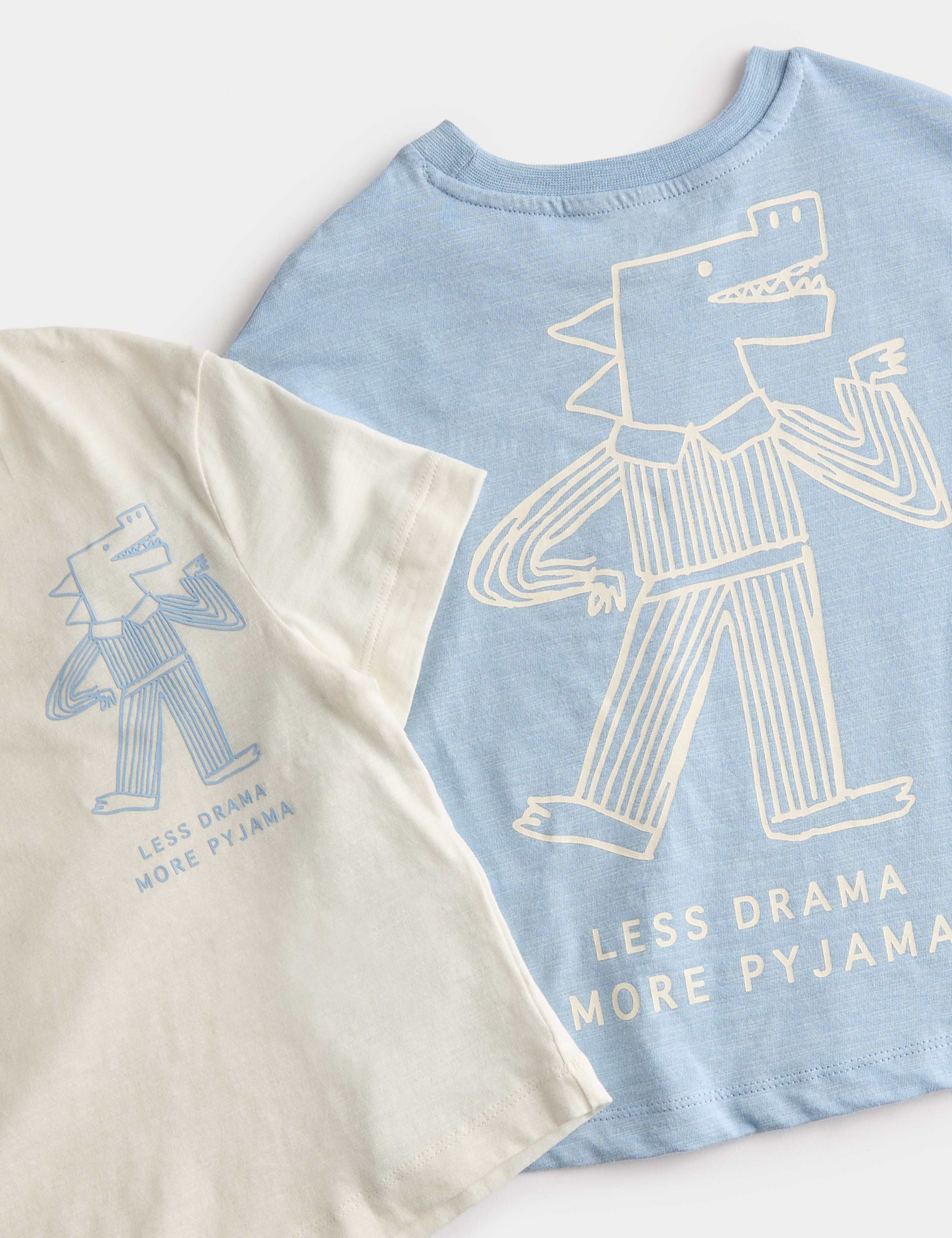 2 Pack Cotton Rich Pyjama Sets (1-8 Years) 2 of 2