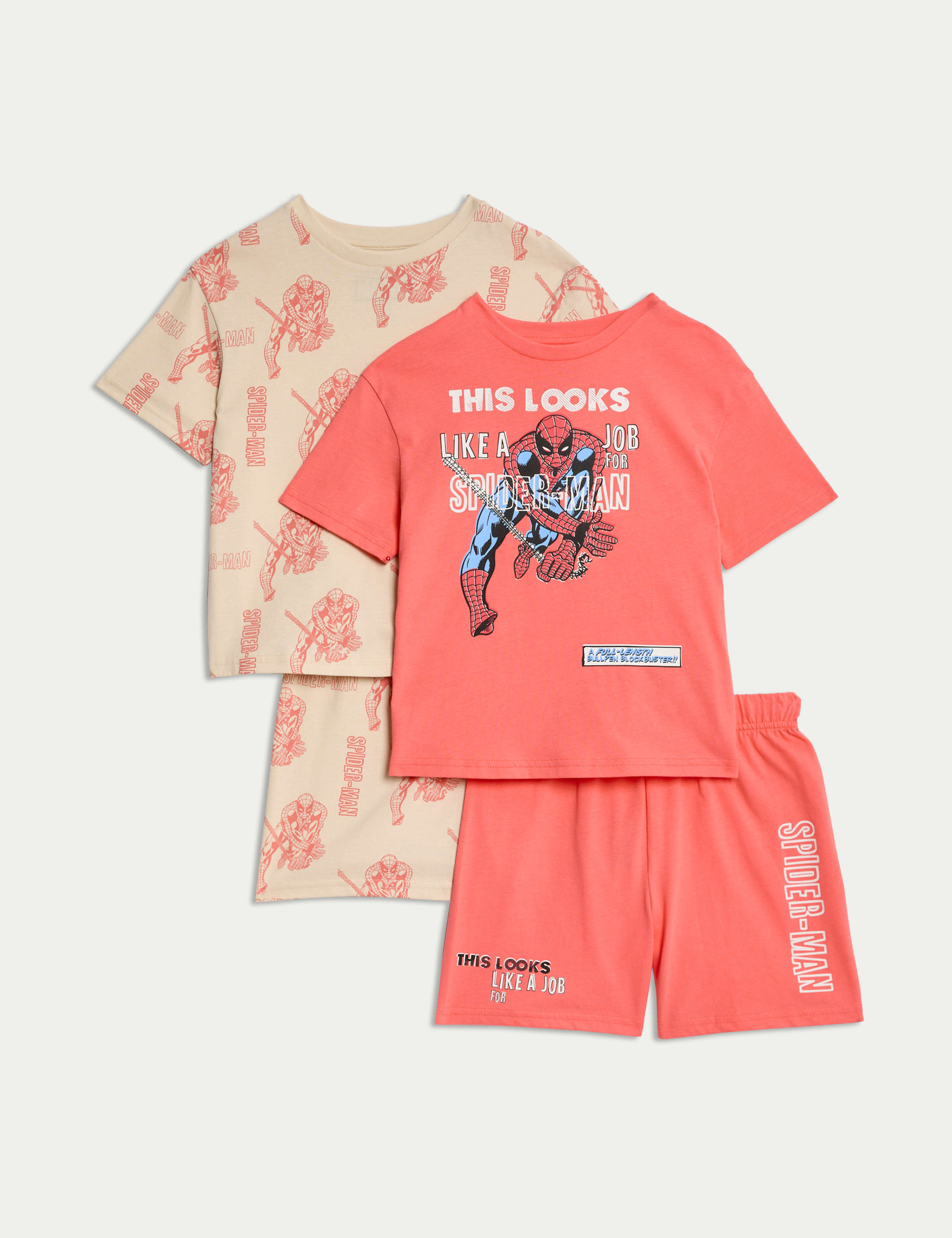 2 Pack Spider-Man™ Pyjama Sets (2-8 Yrs) 1 of 2