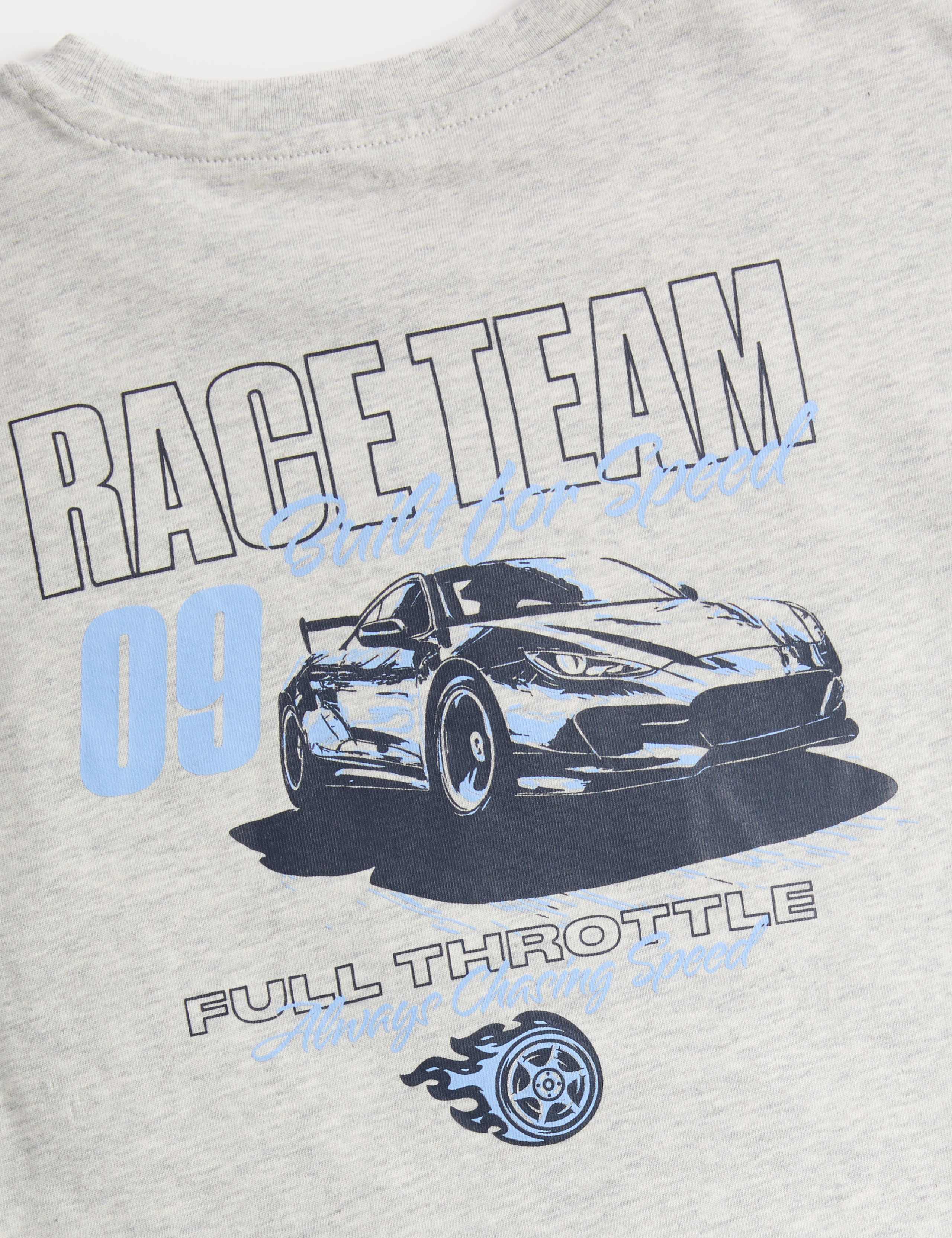 Pure Cotton Car Graphic Pyjamas (12 Mths - 8 Yrs) 3 of 3