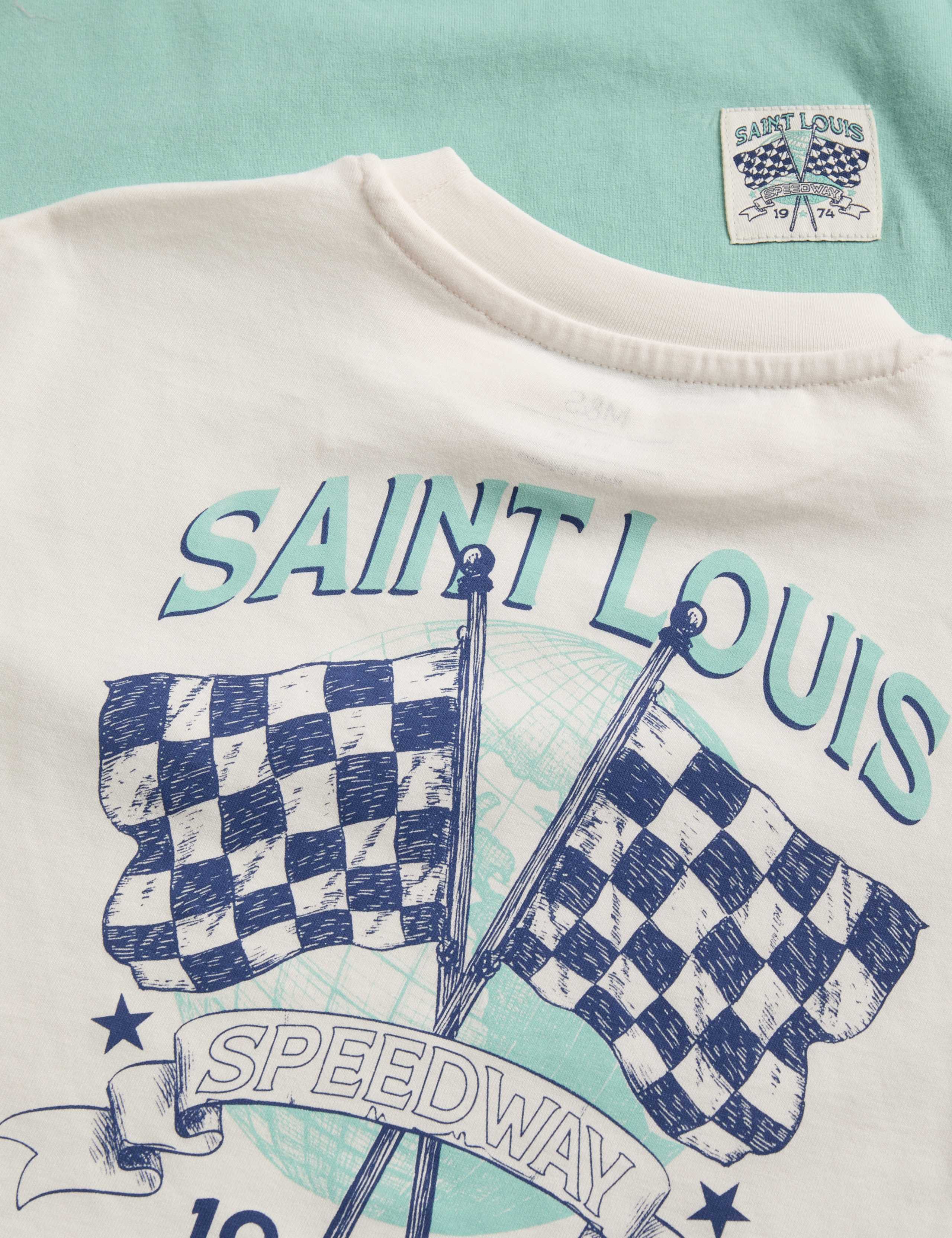 2 Pack Pure Cotton Racing Graphic Pyjamas (1-16 Yrs) 2 of 2