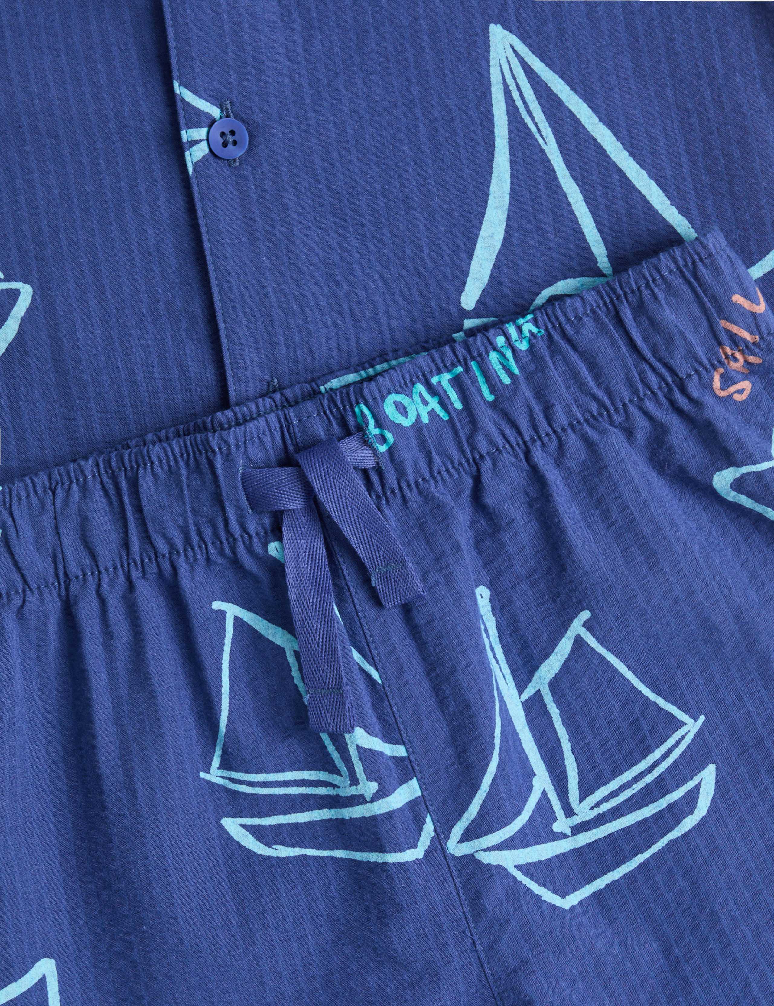 Kids’ Boat Graphic Revere Short Pyjamas (1-8 Years) 3 of 3