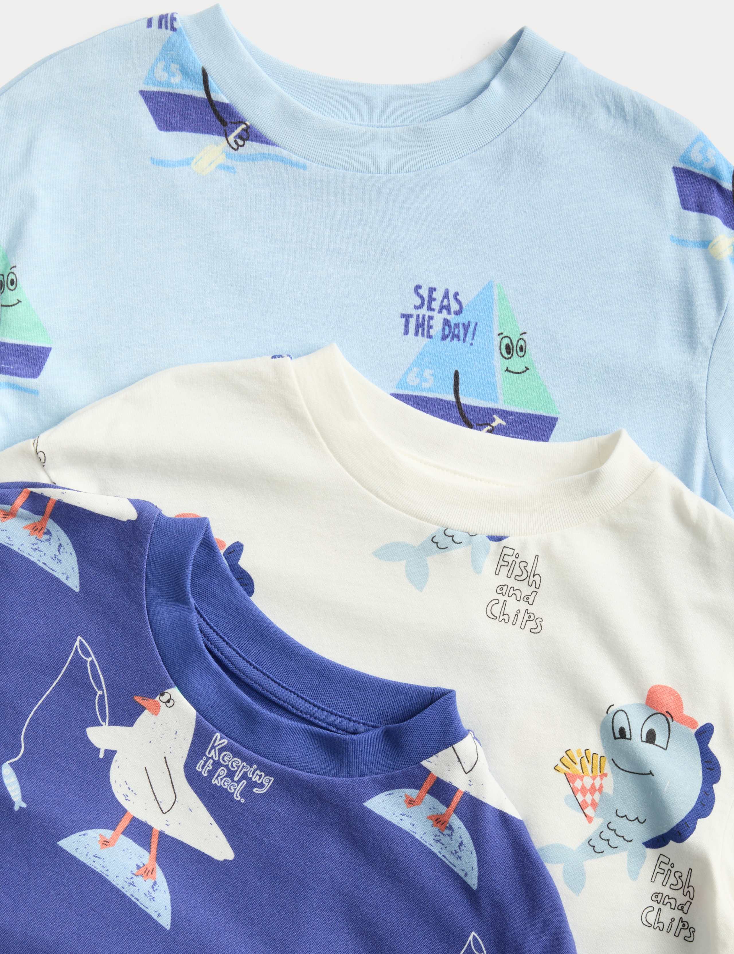 3 Pack Patterned Pyjama Sets (1-8 Yrs) 3 of 3