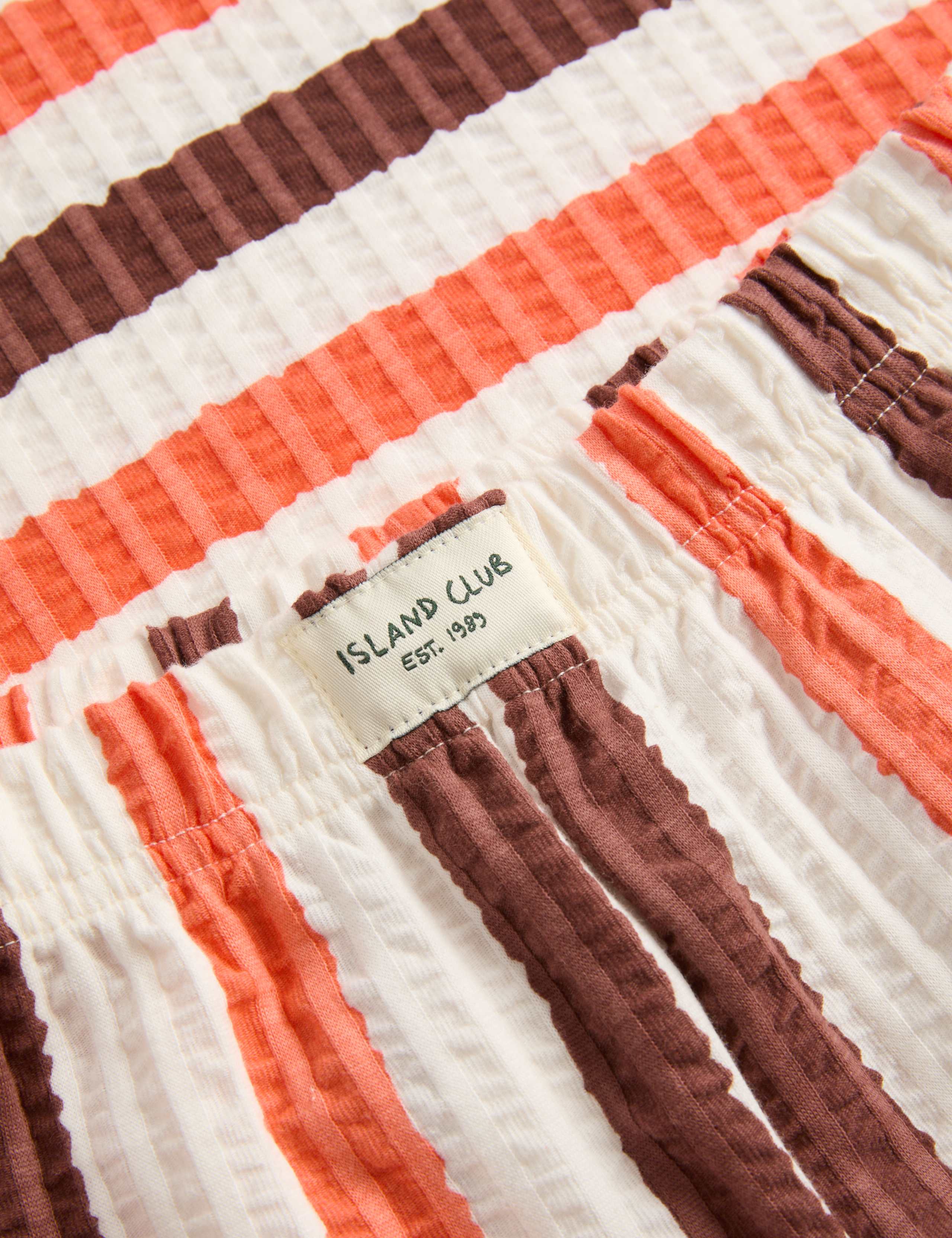 Pure Cotton Striped Pyjamas (12 Mths - 8 Yrs) 2 of 2