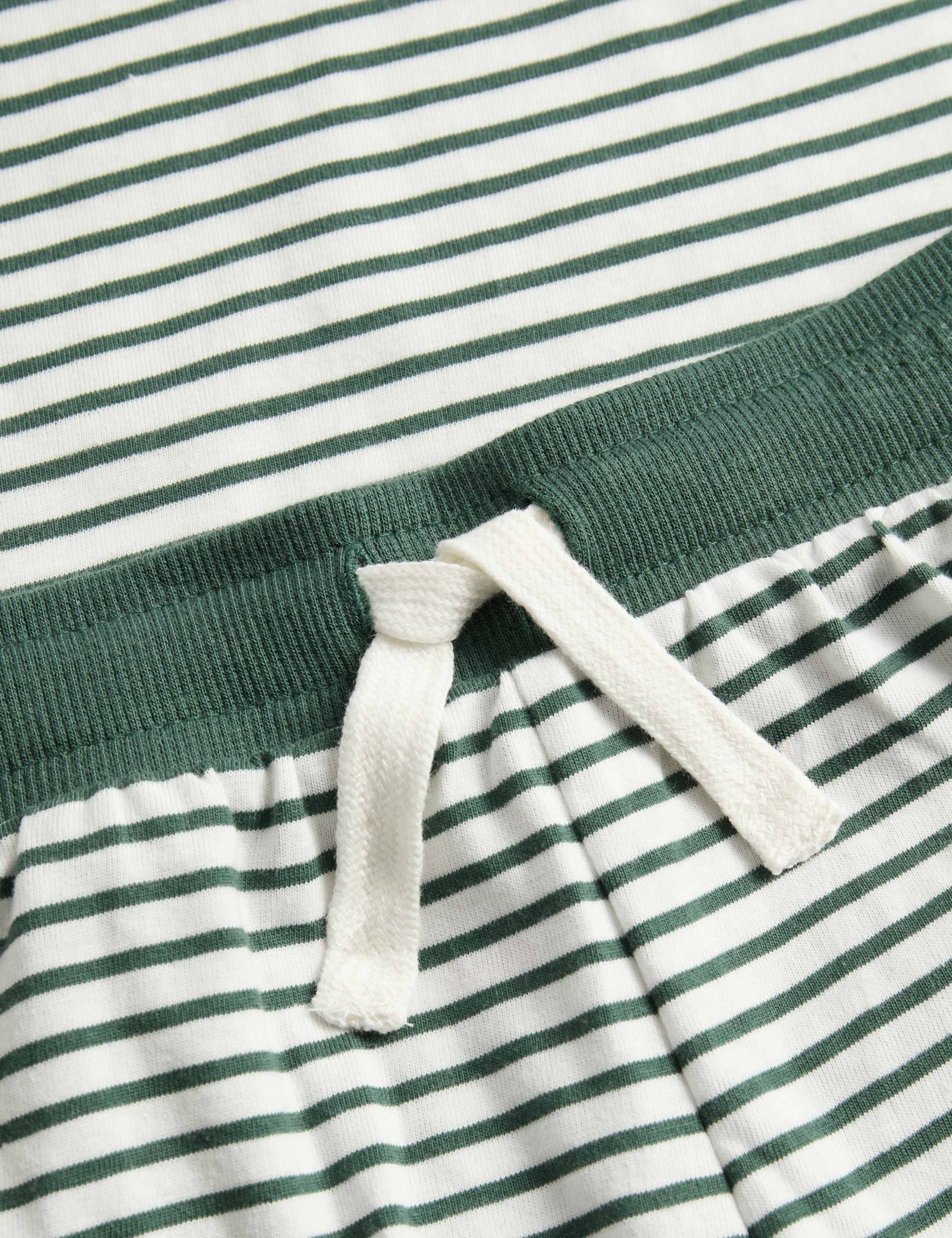 Kids' Striped Badge Short Pyjamas (1-8 Yrs) 2 of 2