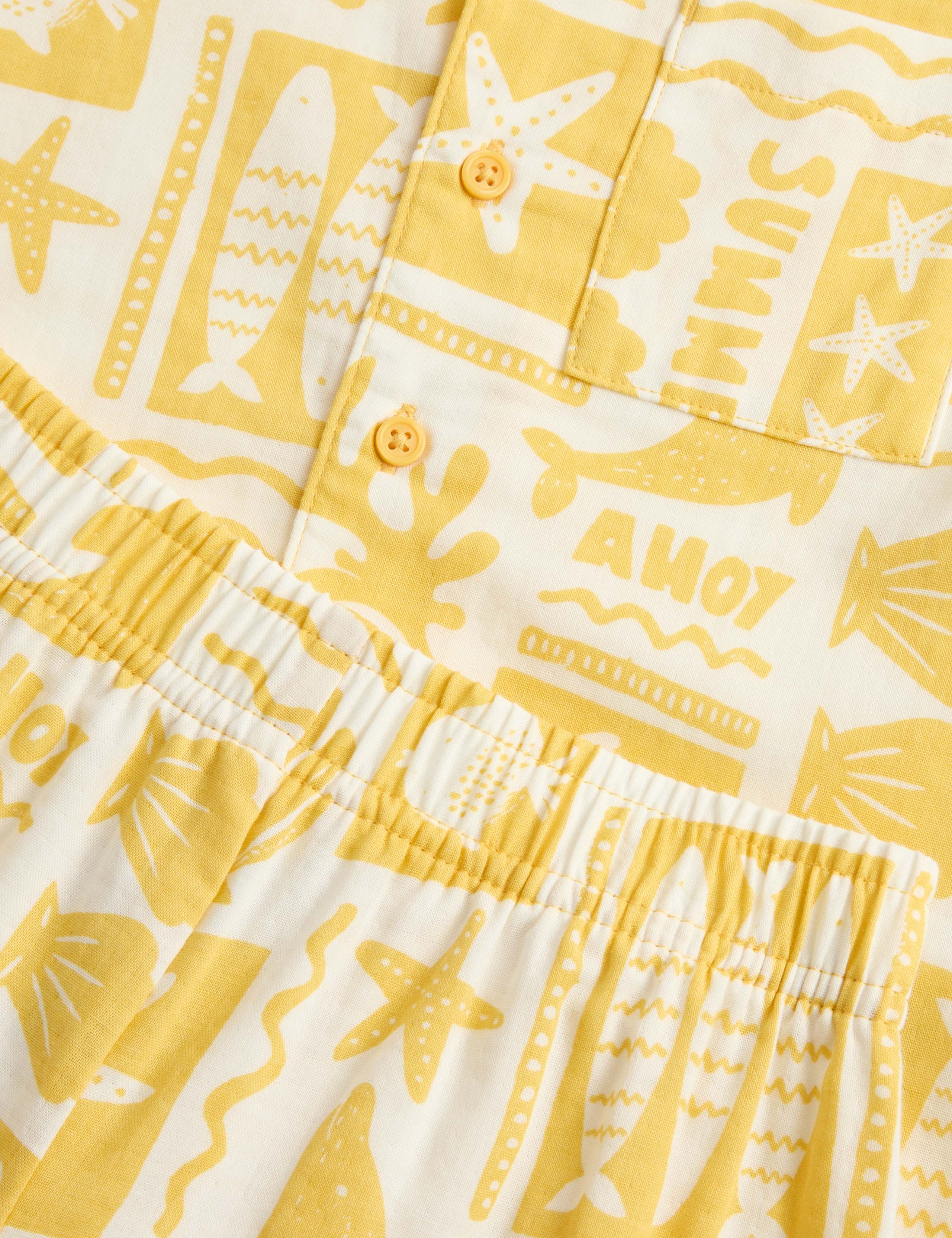 Pure Cotton Patterned Pyjamas (1-8 Yrs) 2 of 2