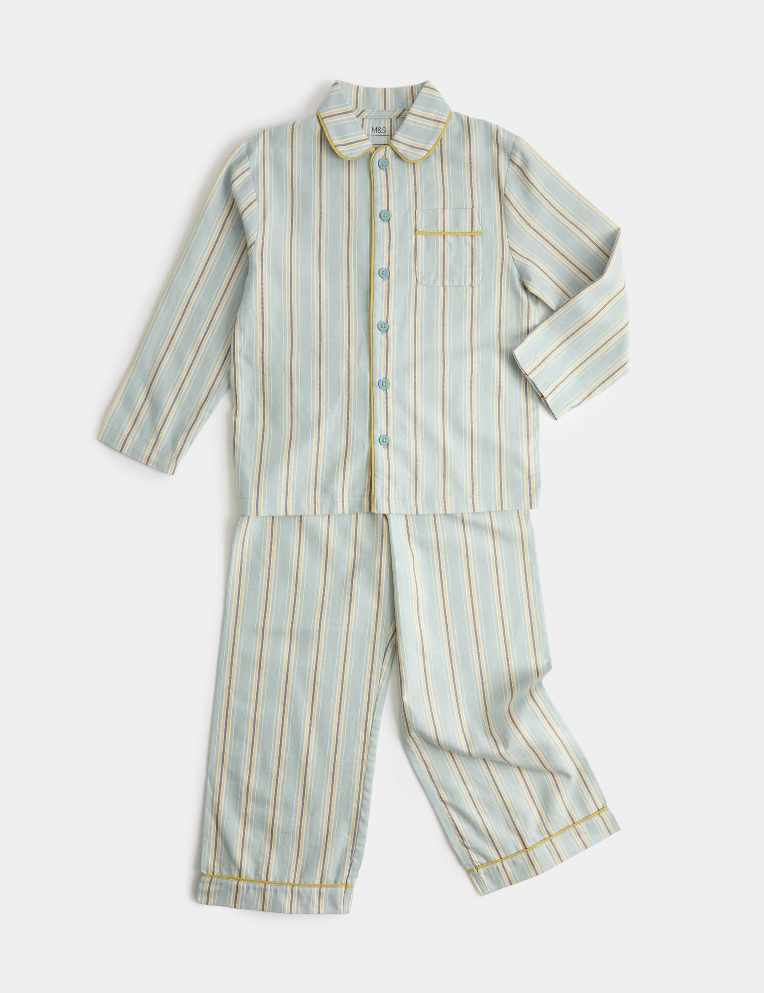 Kids' Striped Revere Pyjamas (9 Mths - 8 Yrs) 1 of 3