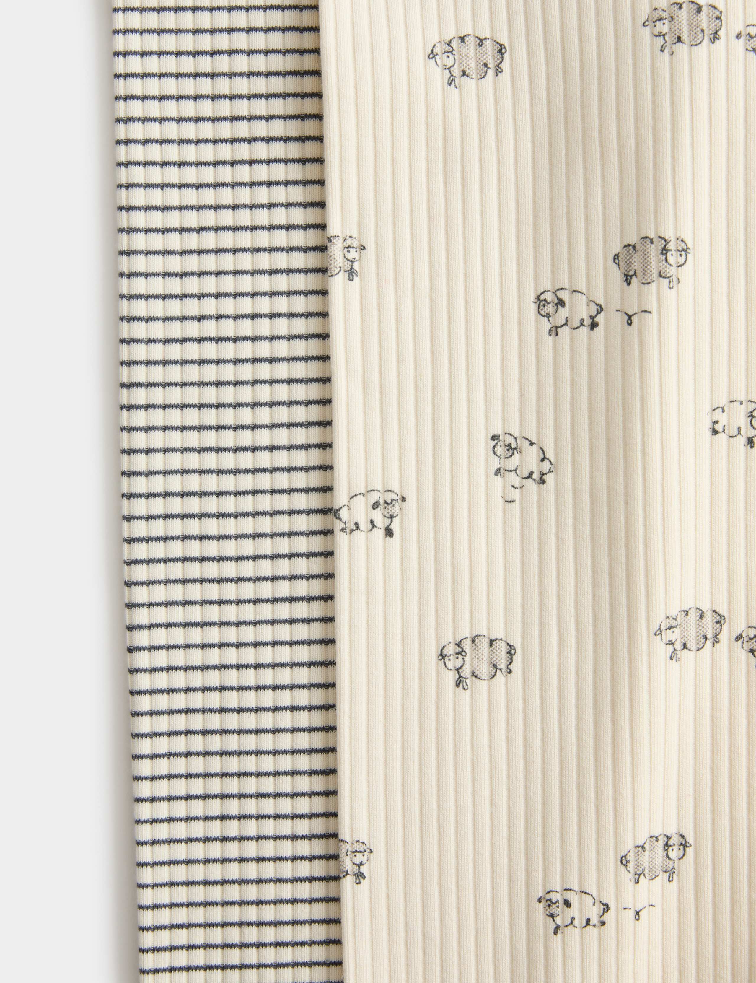 2 Pack Cotton Rich Patterned Pyjama Set 2 of 3