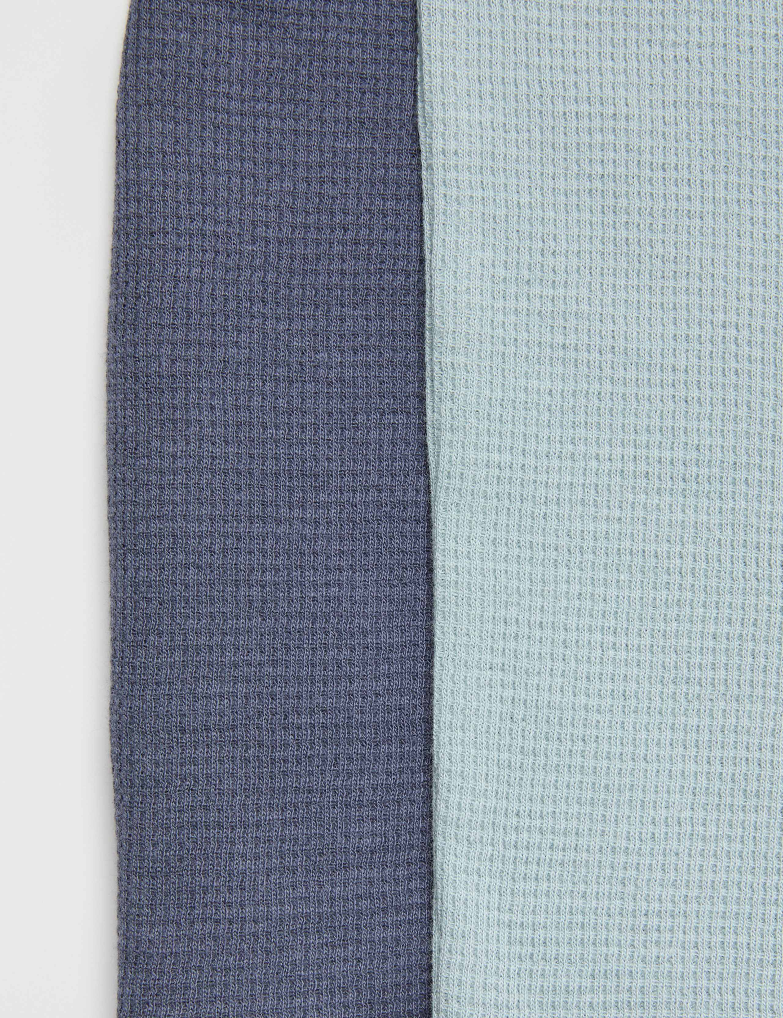 2 Pack Pure Cotton Waffle Pyjama Sets (1-8 Yrs) 3 of 3