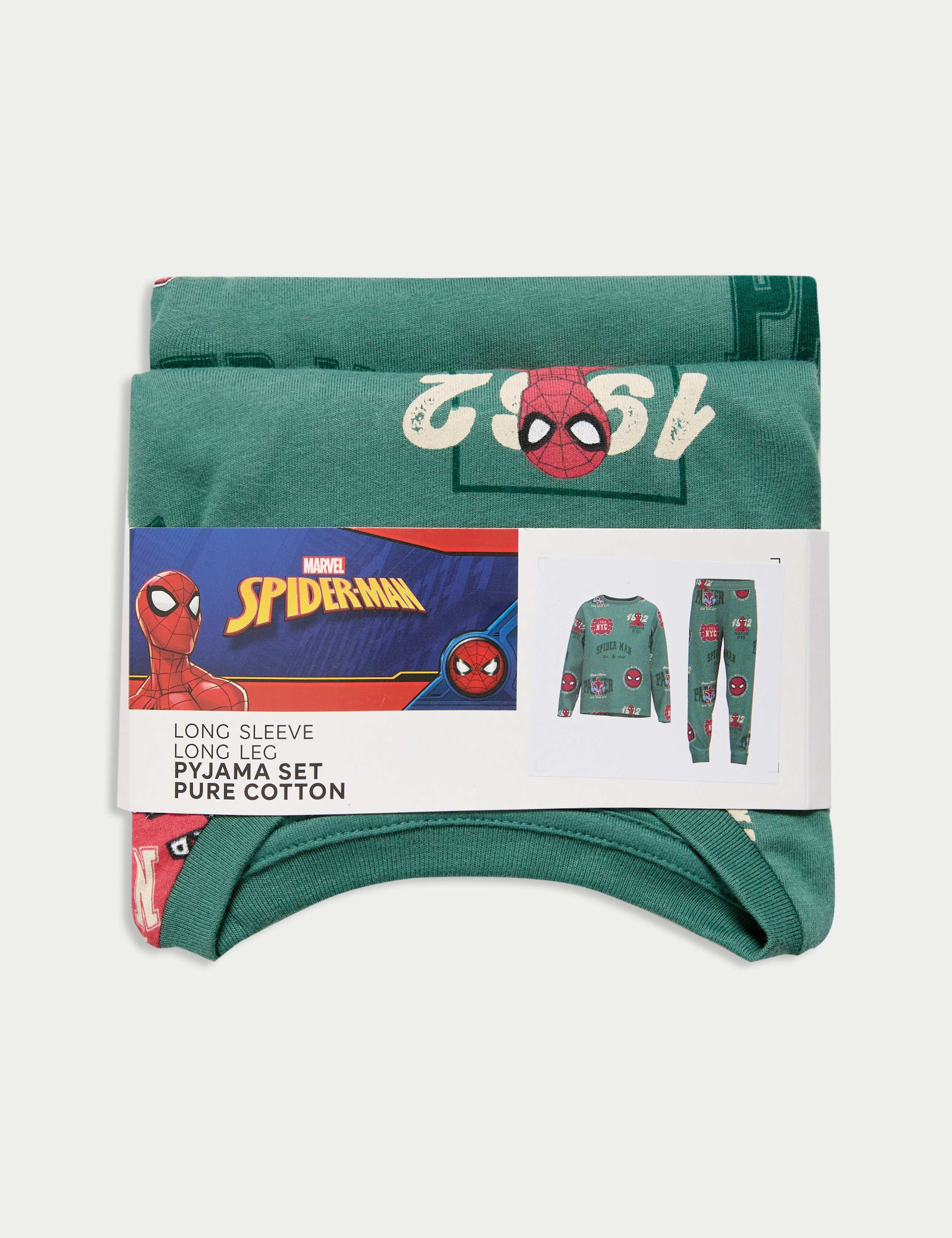 Pure Cotton Spider-Man™ Pyjamas (1-8 Yrs) 2 of 3