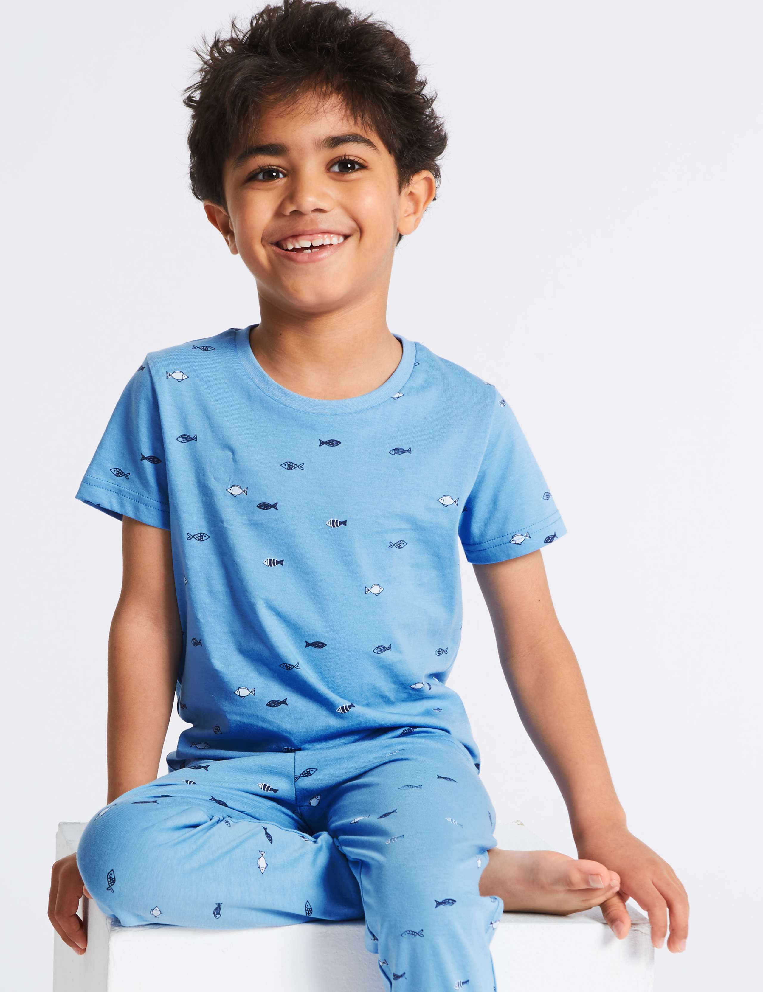 3 Pack Pure Cotton Pyjamas (1-7 Years) 3 of 7