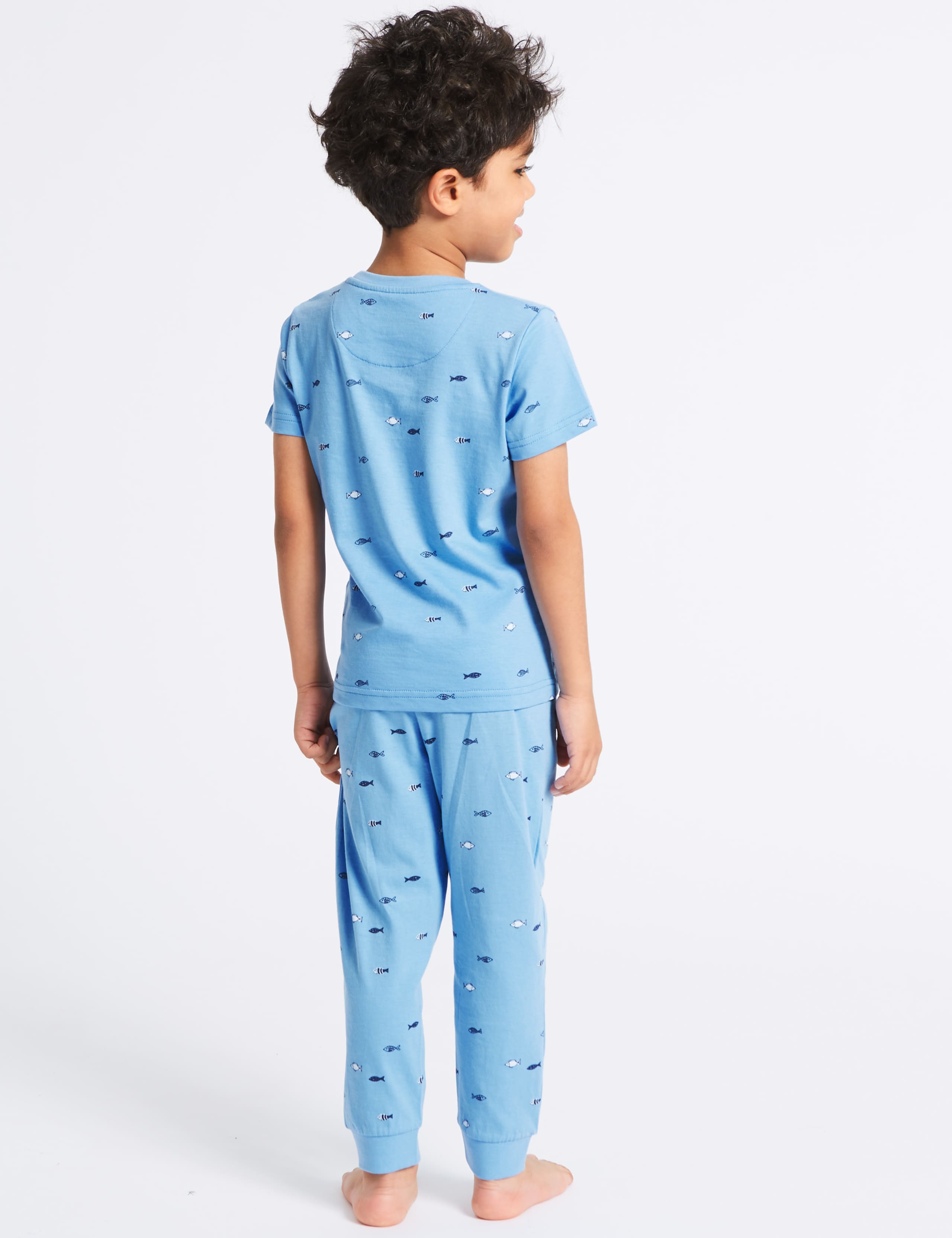 3 Pack Pure Cotton Pyjamas (1-7 Years) 6 of 7