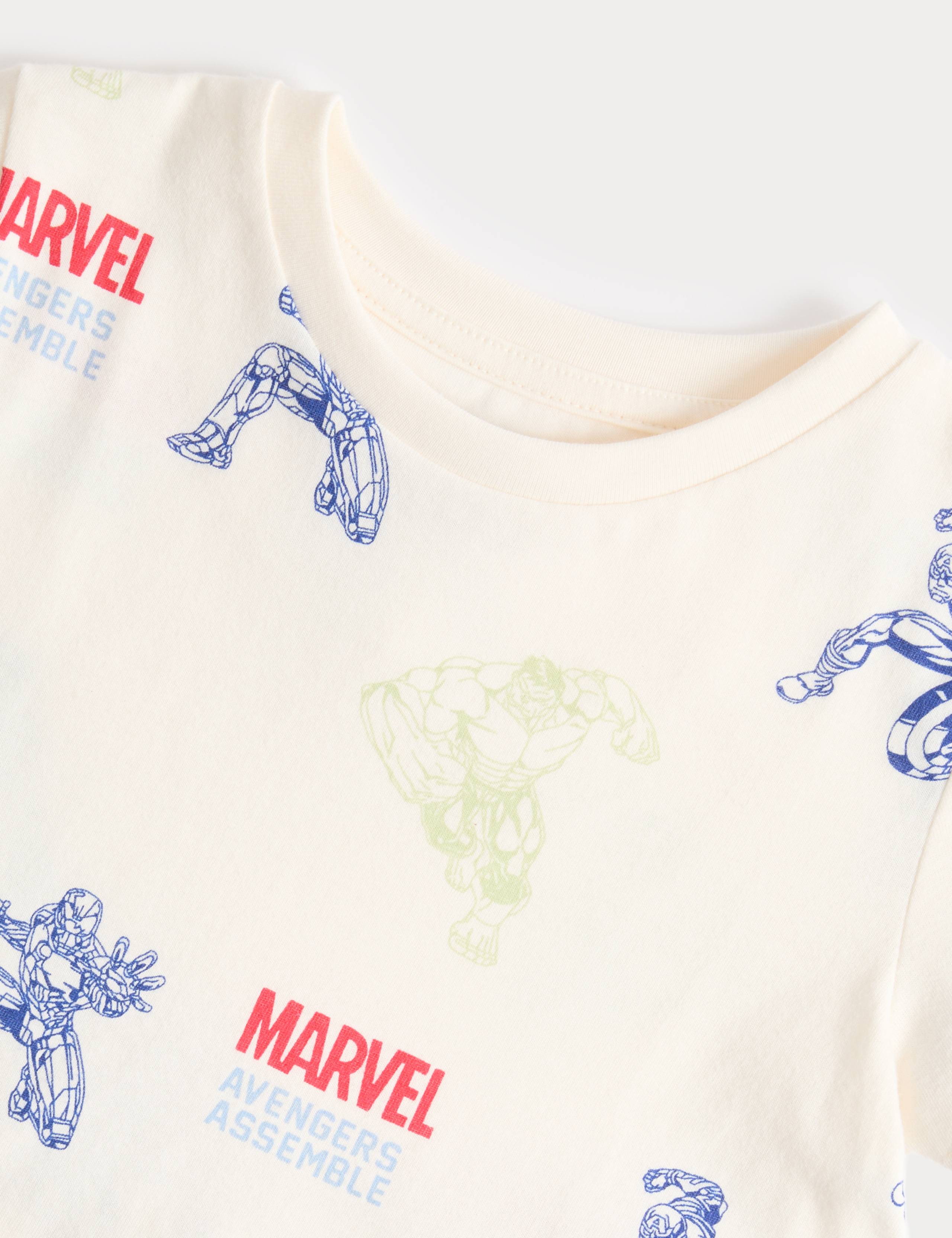 Pure Cotton Marvel™ Pyjamas (3-12 Yrs) 2 of 3
