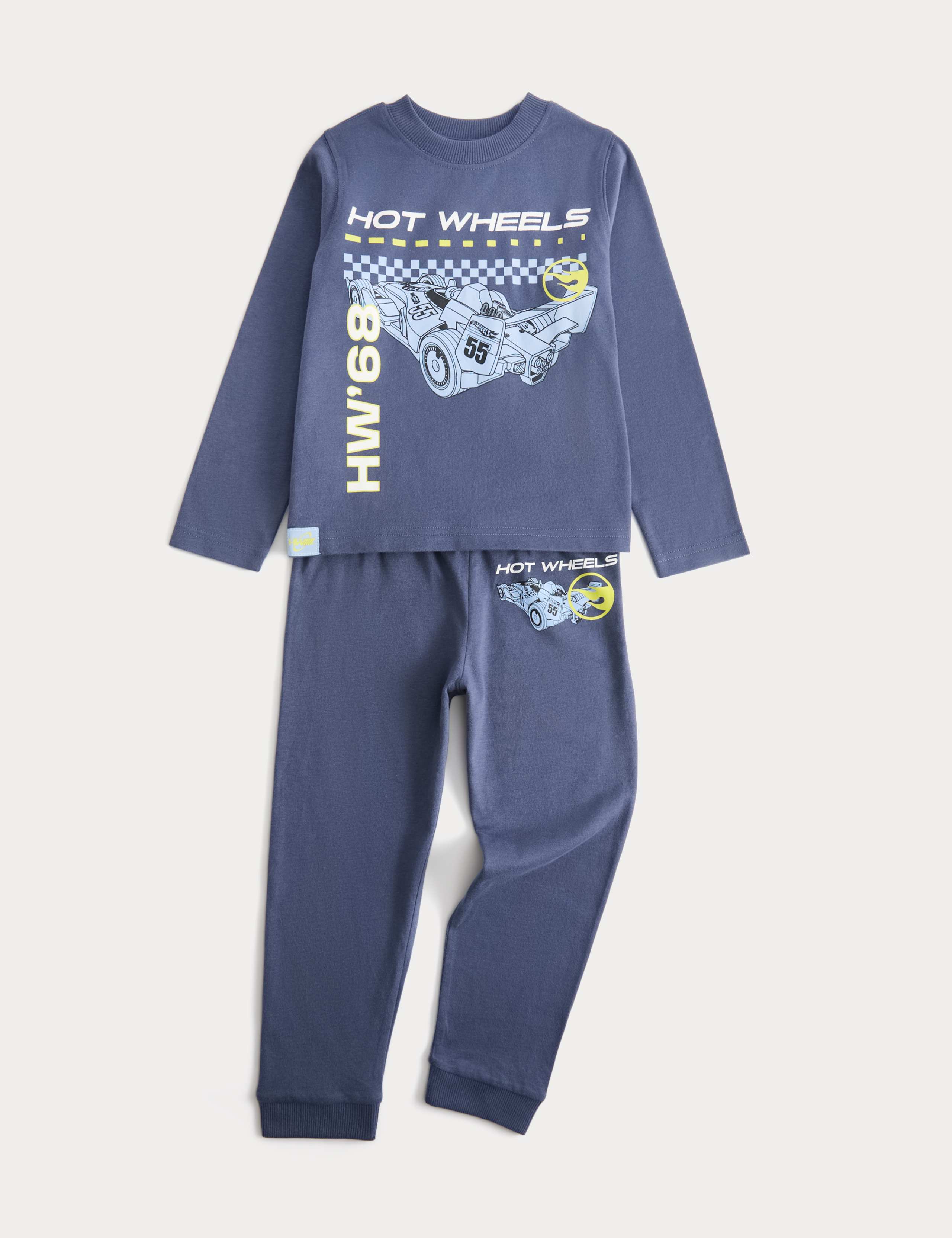Pure Cotton Hot Wheels™ Pyjamas (1-8 Yrs) 1 of 3
