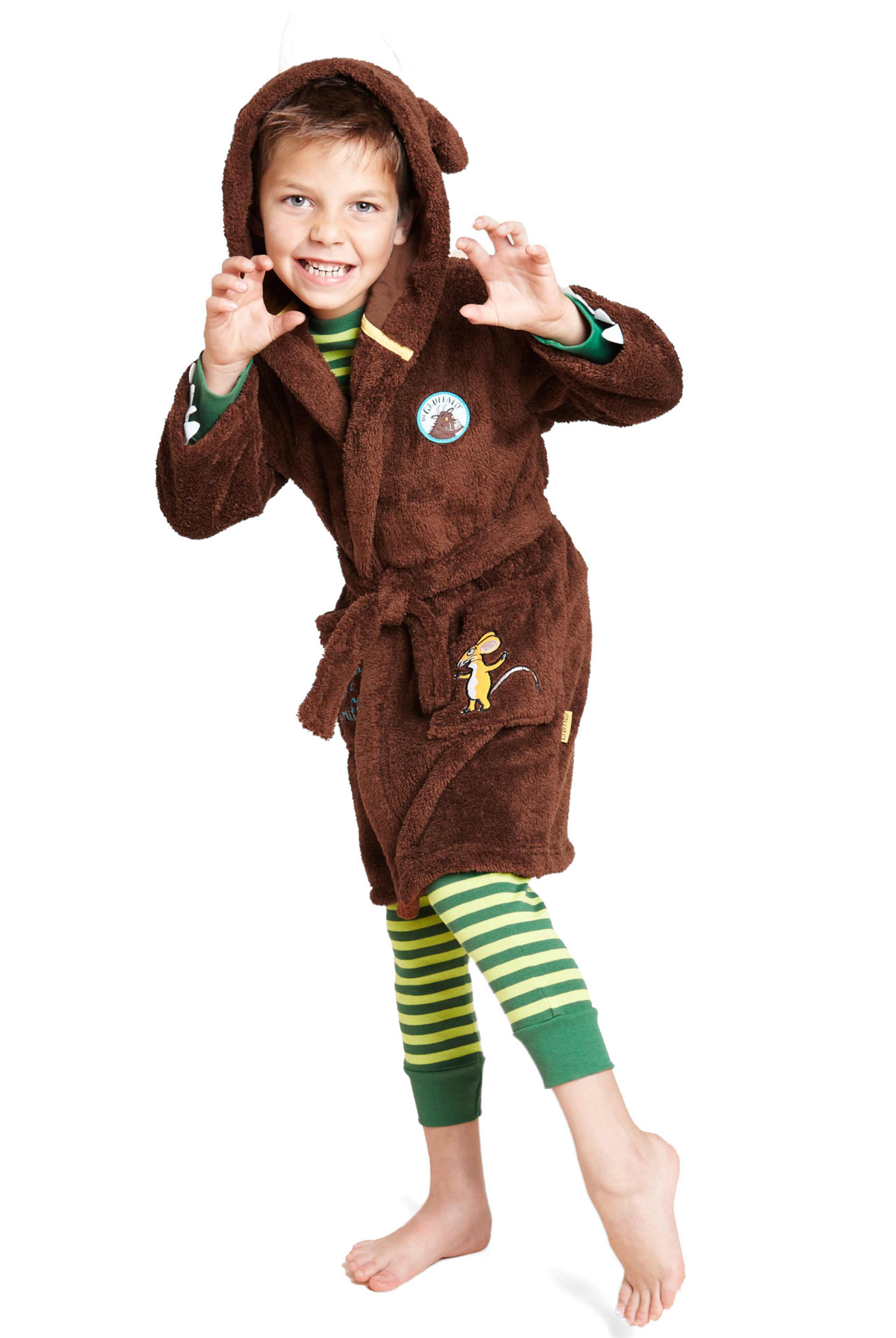 Gruffalo Belted Dressing Gown with StayNEW™ (1-7 Years) 1 of 8