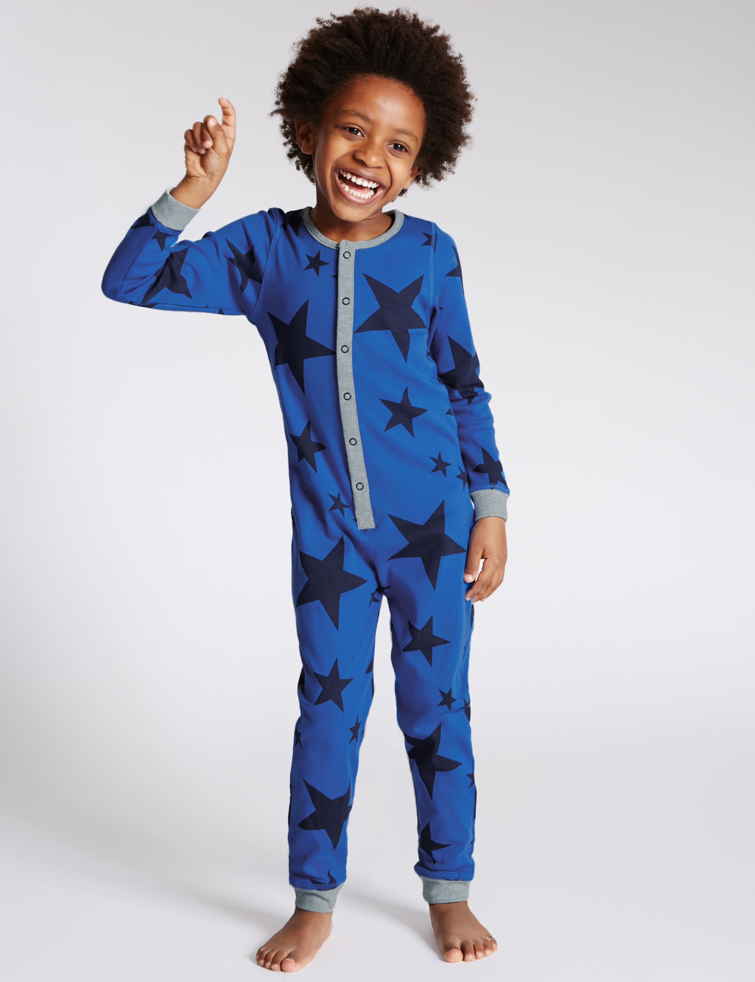 Star Print Onesie (1-8 Years) 1 of 3