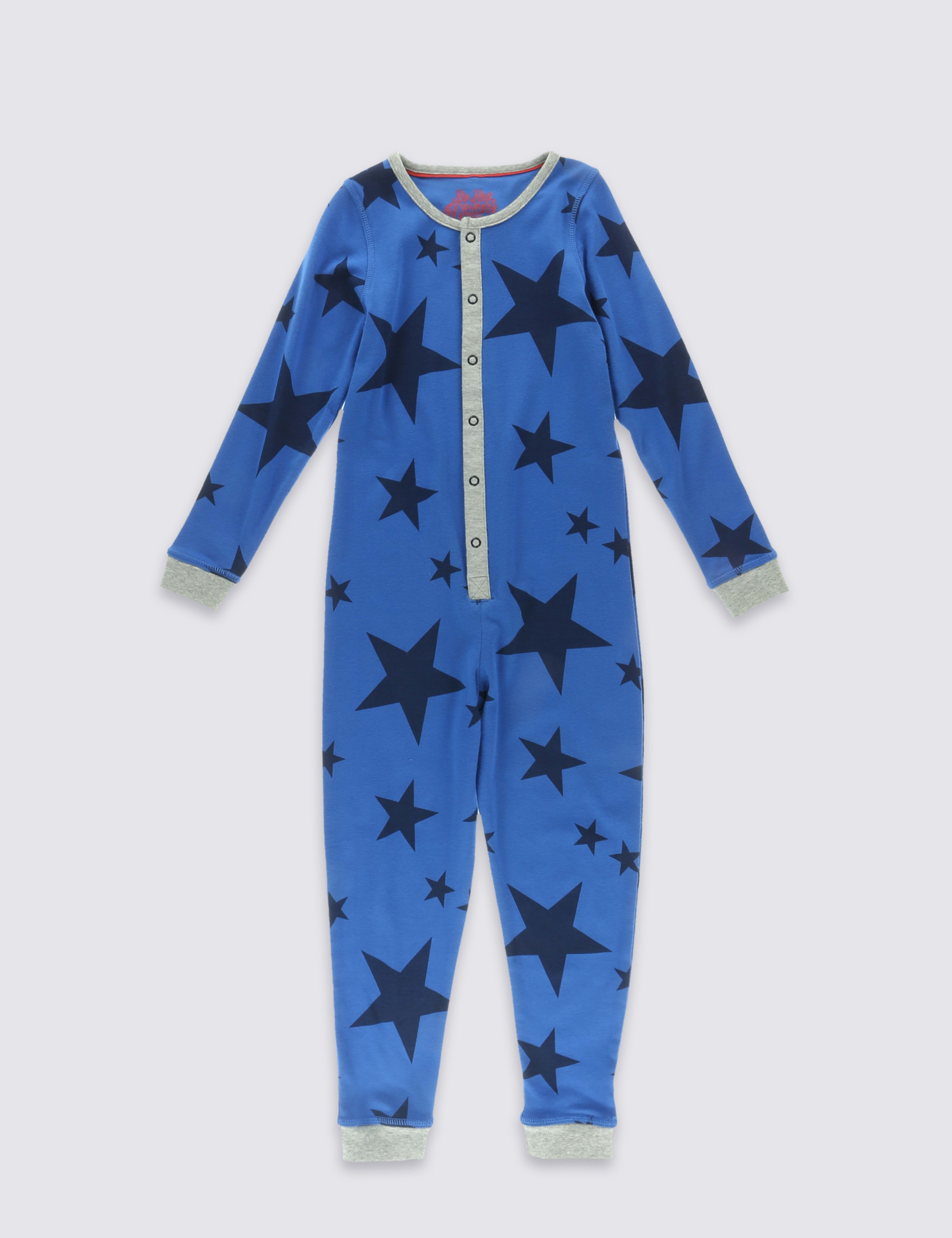 Star Print Onesie (1-8 Years) 2 of 3