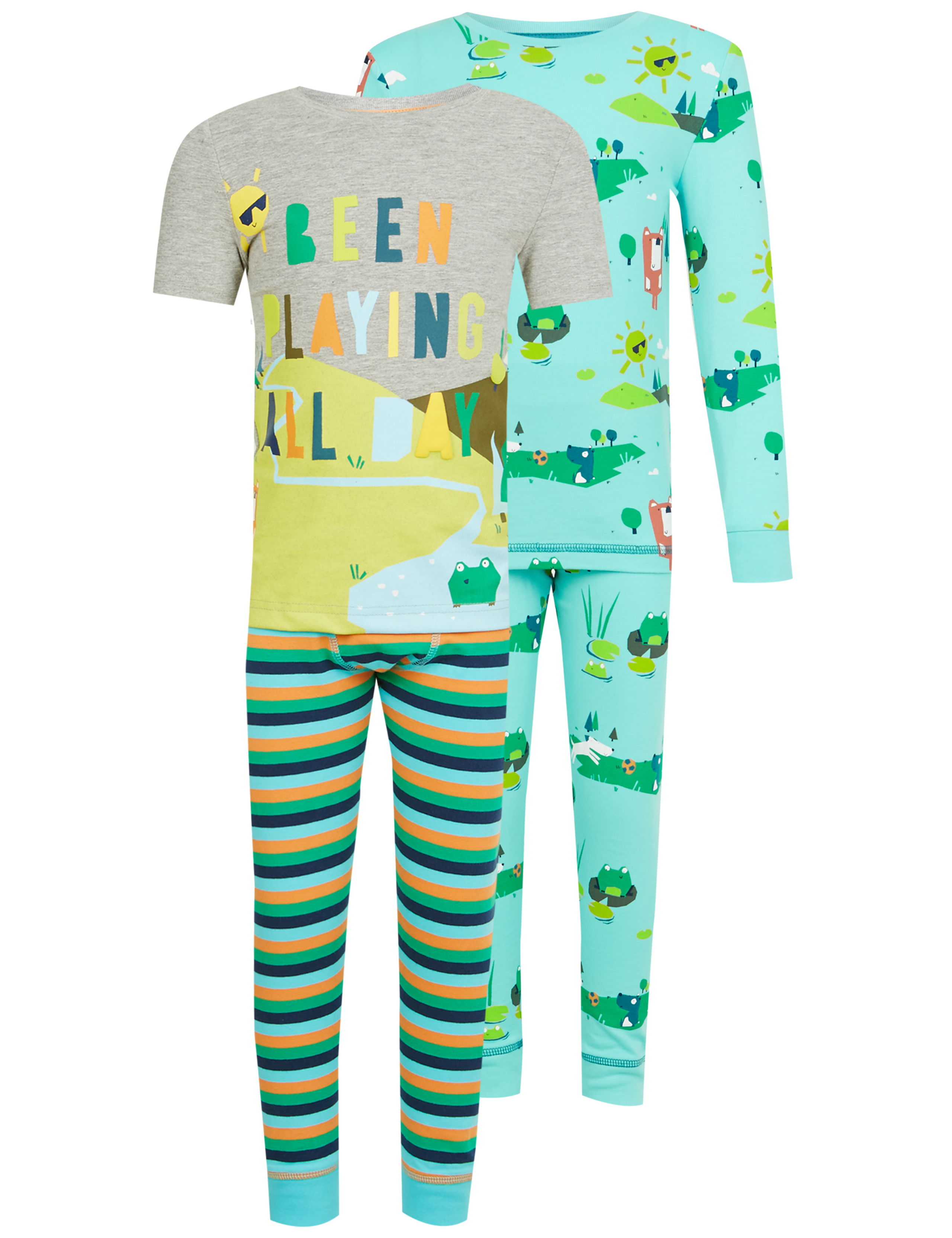 2 Pack Printed Pyjamas (1-7 Years) 6 of 7