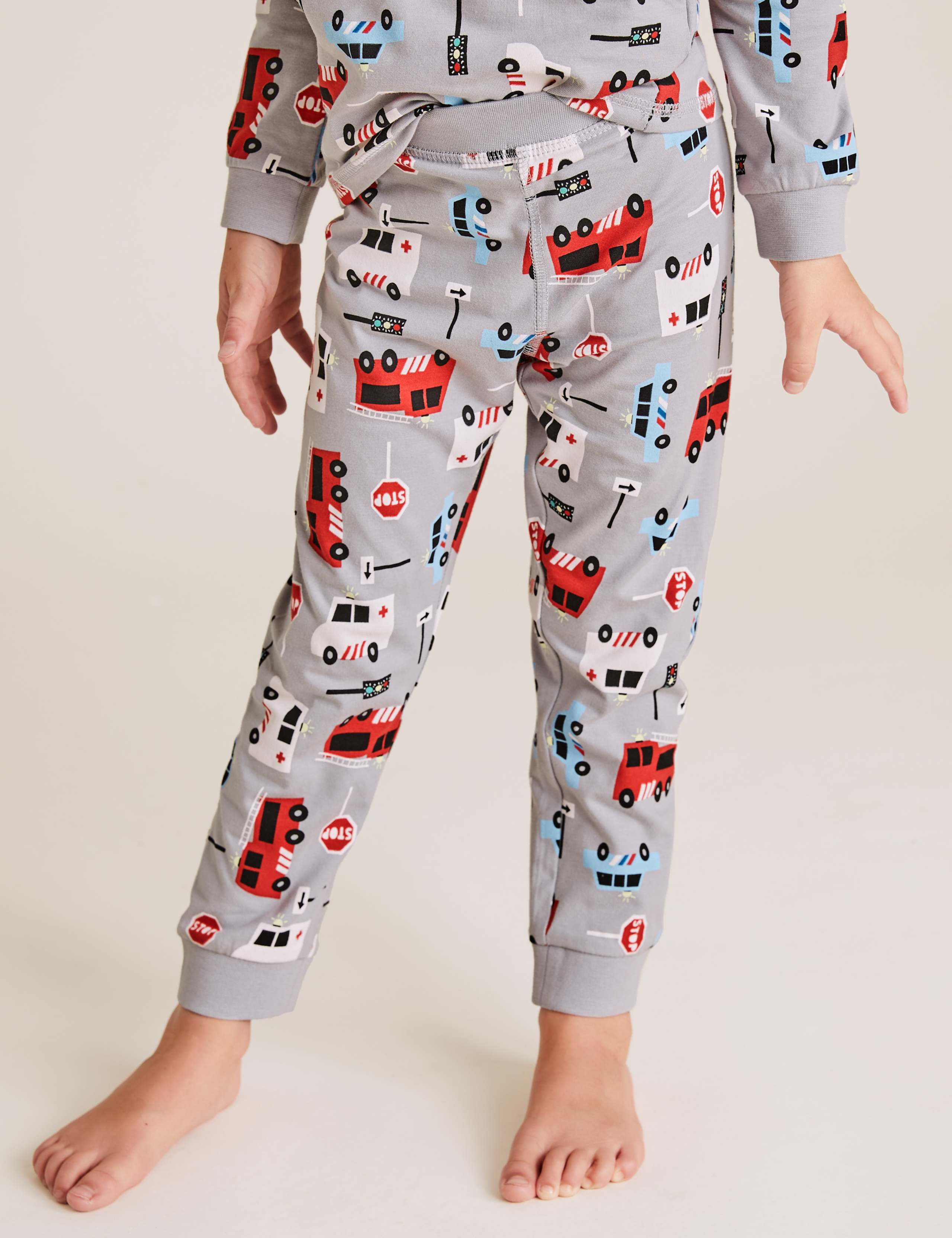 Cotton Rich Fire Engine Pyjama Set (1-7 Yrs) 3 of 4