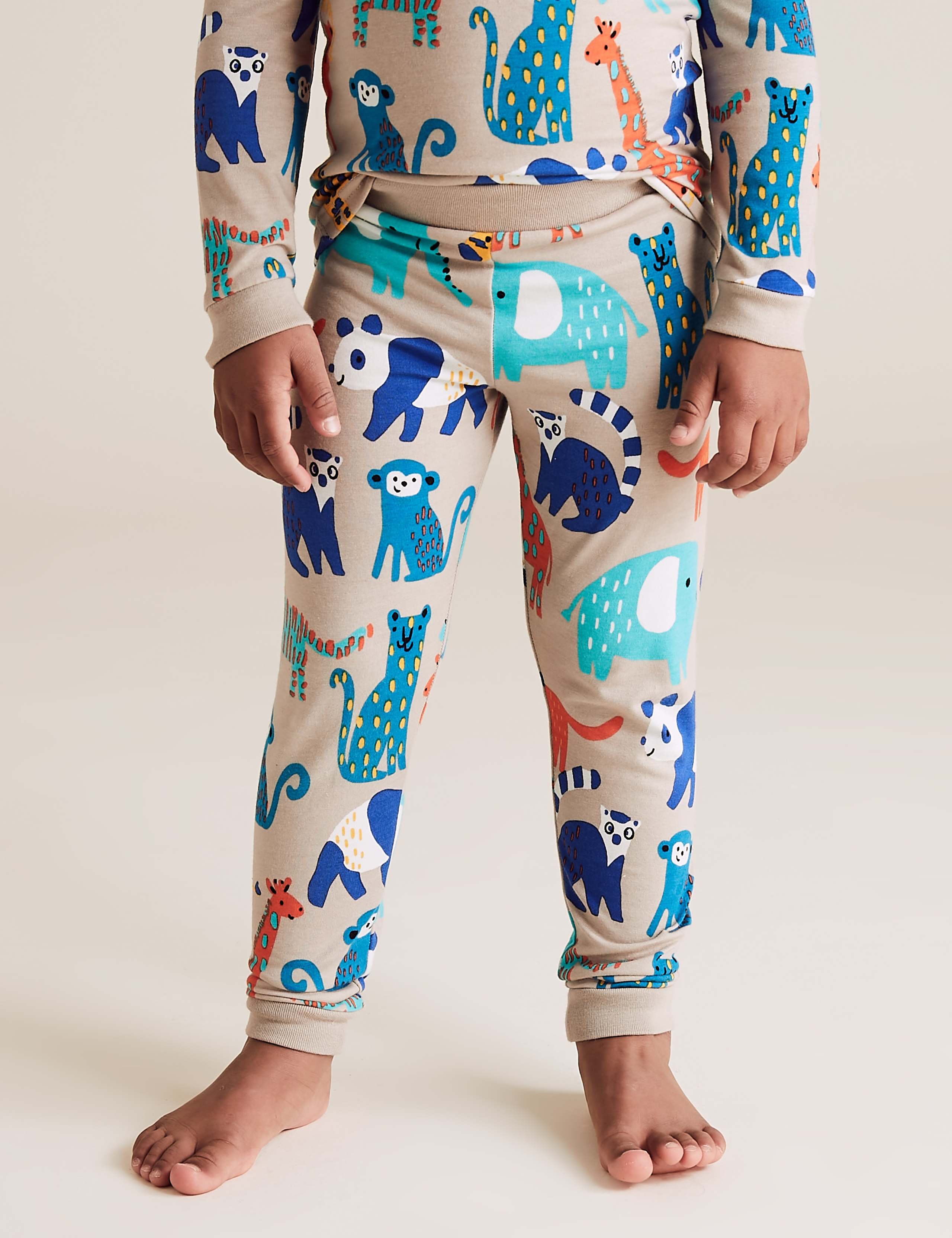 Cotton Animal Print Pyjama Set (1-7 Yrs) 4 of 4