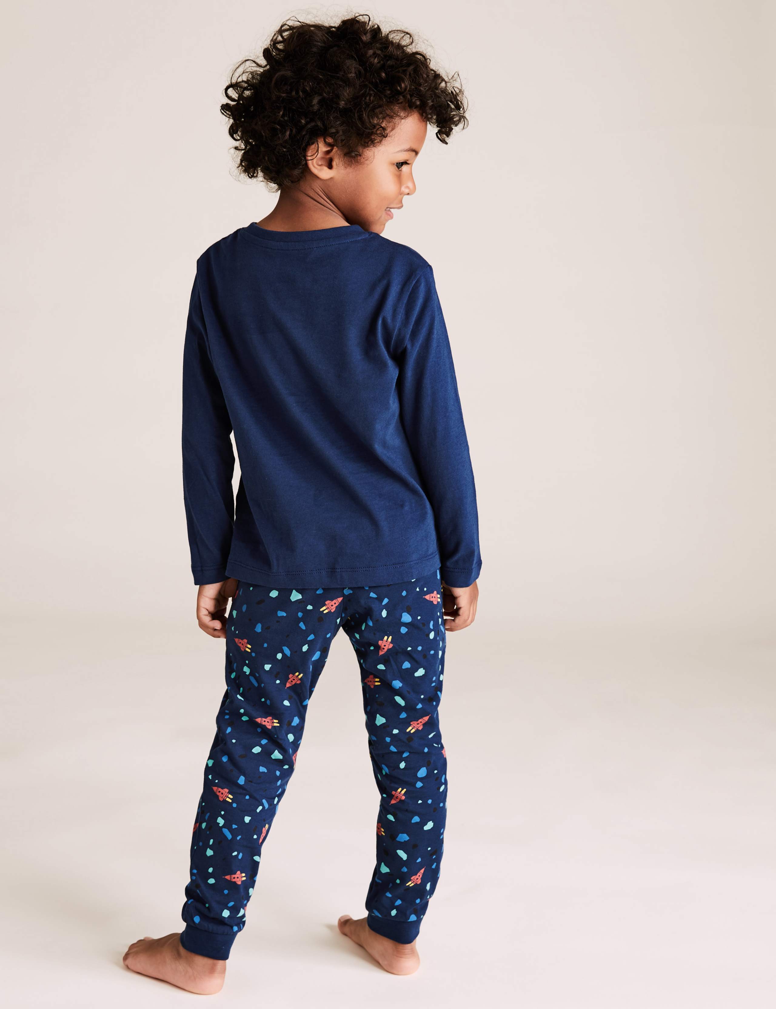 3 Pack Applique Rocket Pyjama Sets (1-7 Yrs) 5 of 7
