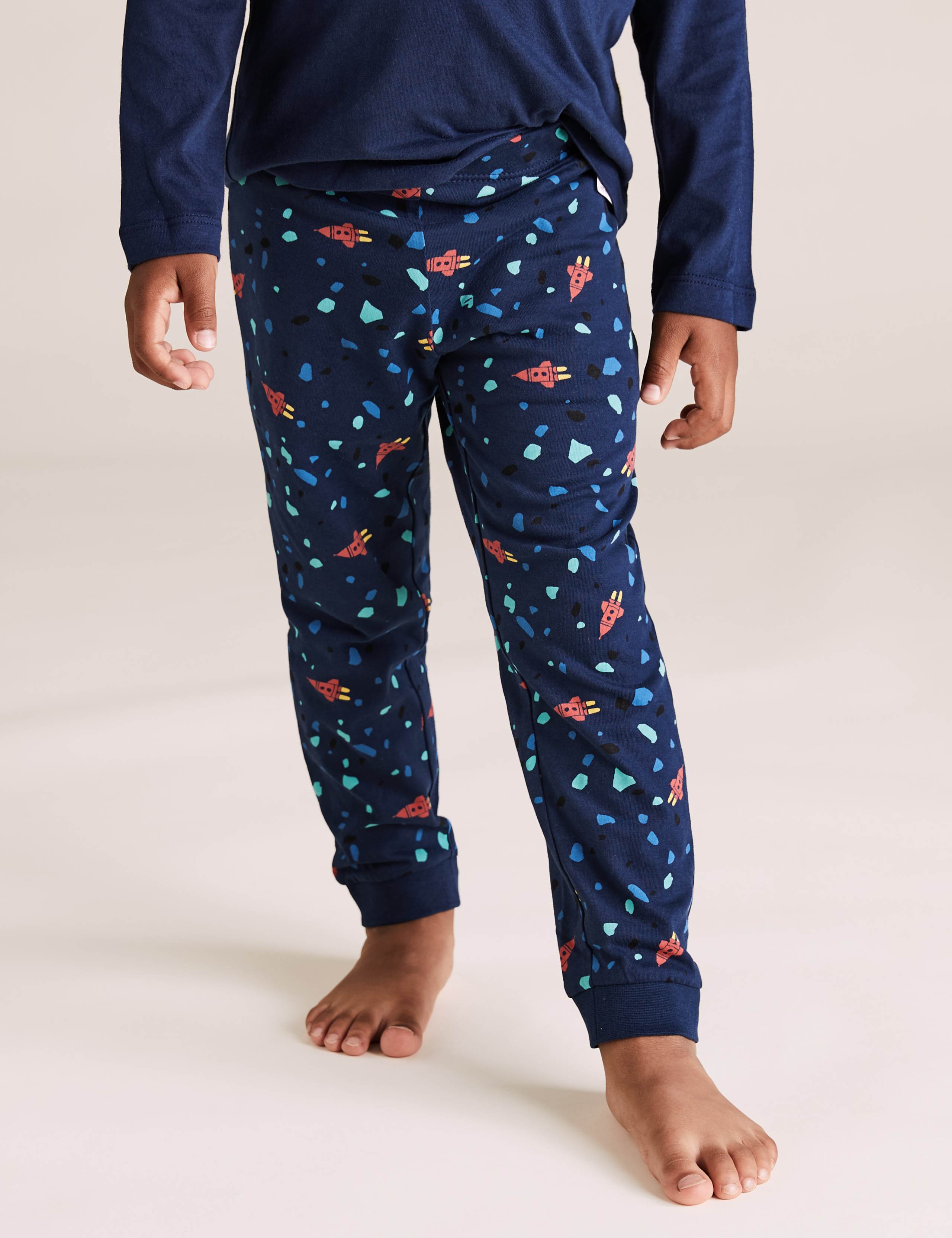 3 Pack Applique Rocket Pyjama Sets (1-7 Yrs) 6 of 7
