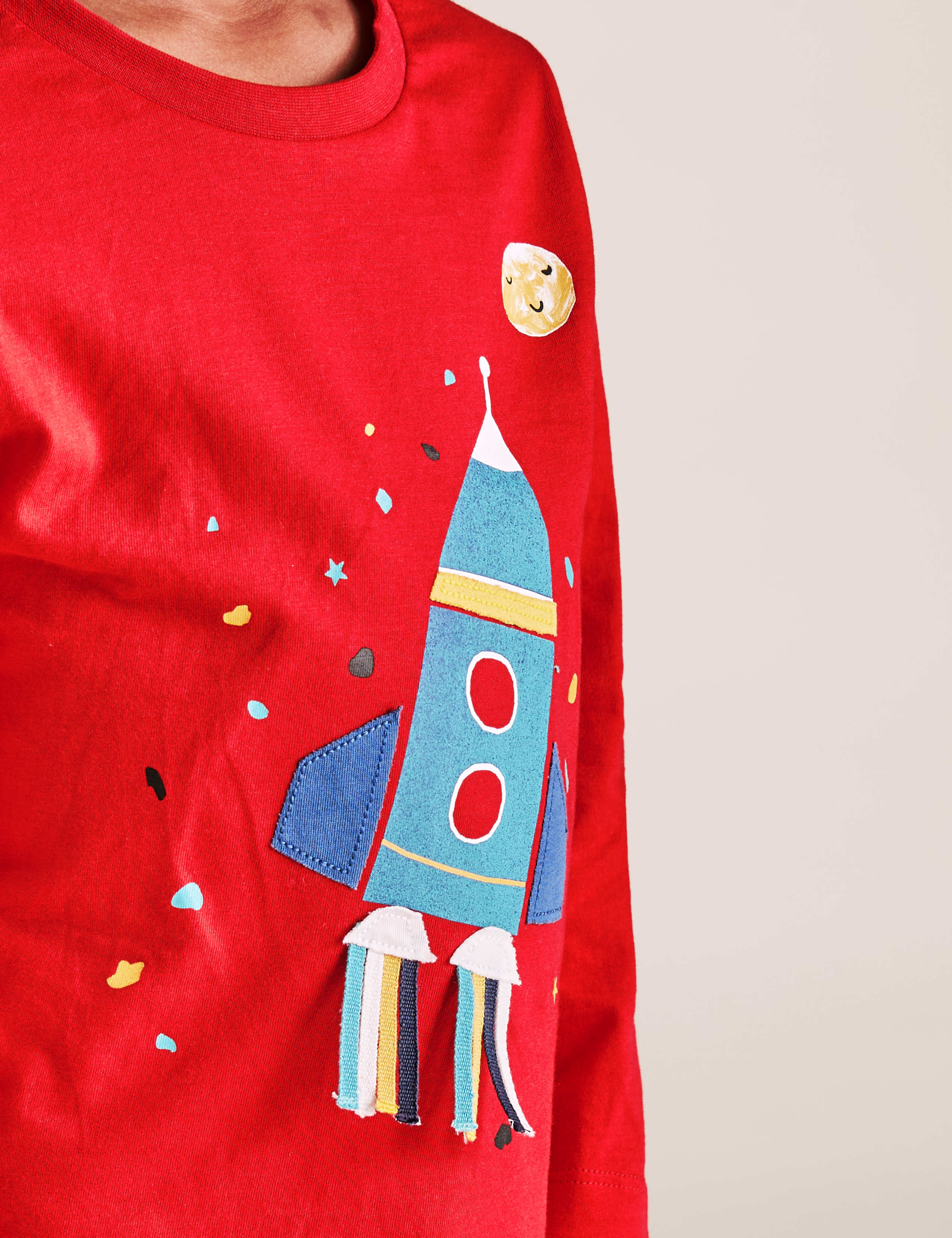 3 Pack Applique Rocket Pyjama Sets (1-7 Yrs) 7 of 7