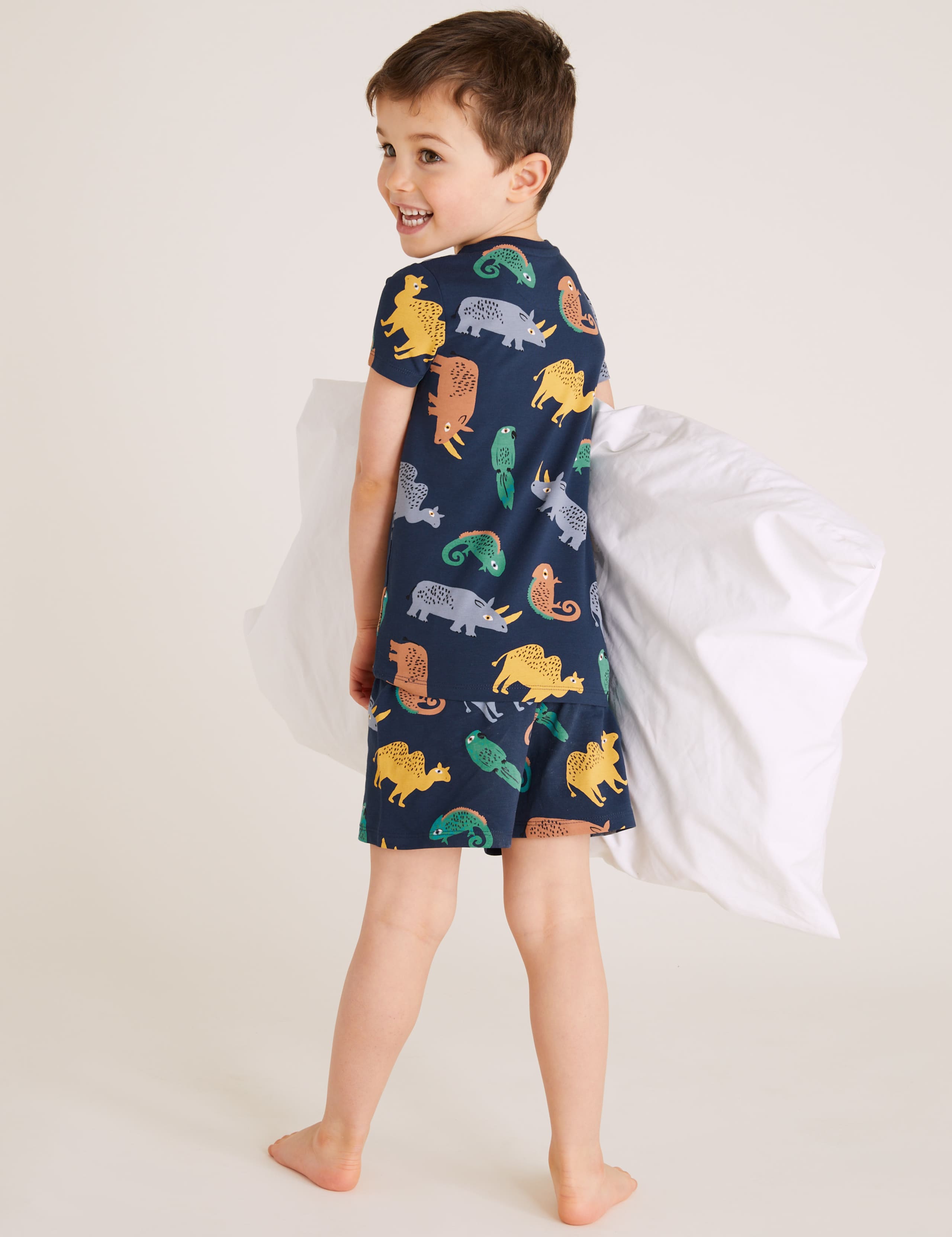 Cotton Animal Short Pyjama Set (1-7 Yrs) 3 of 4