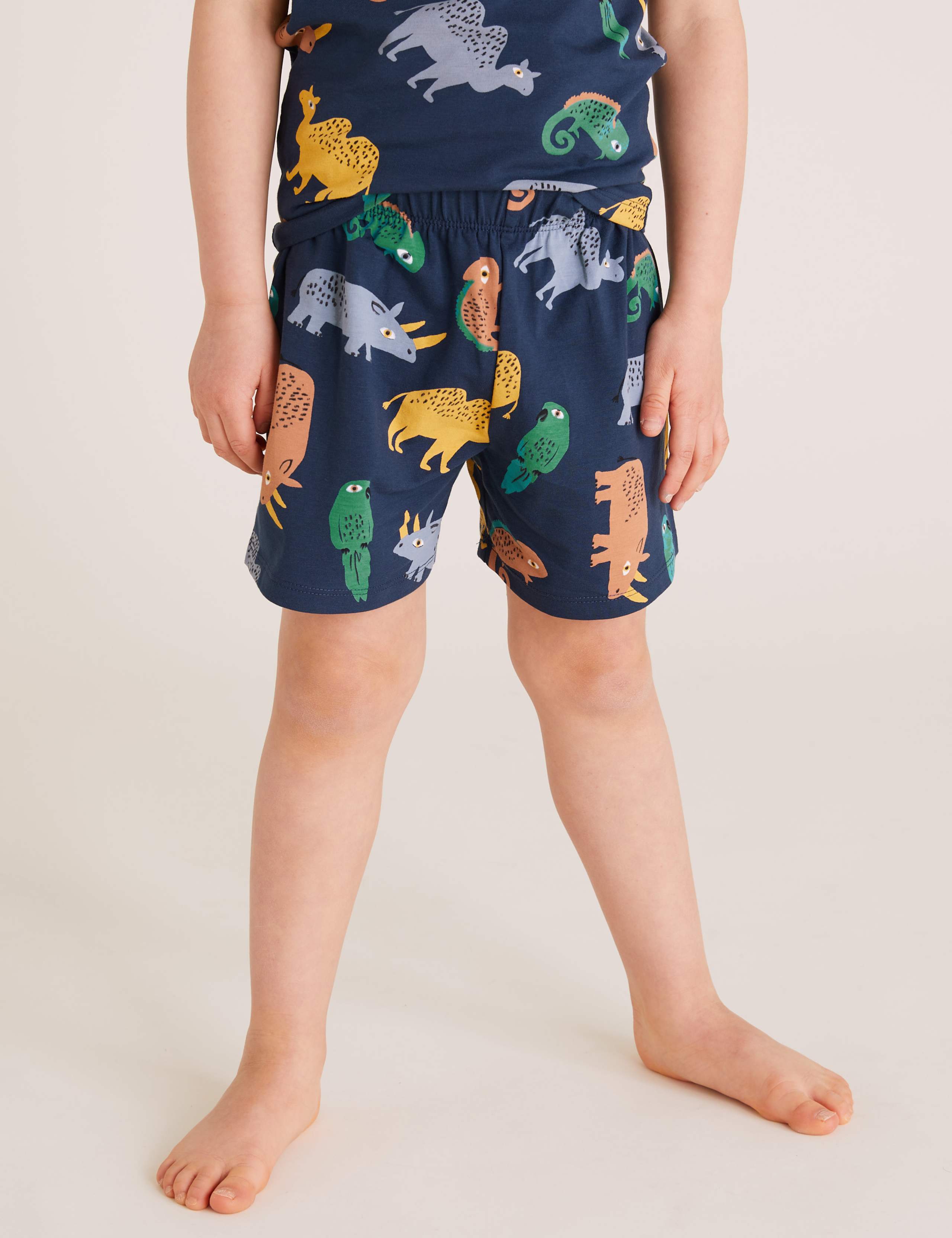 Cotton Animal Short Pyjama Set (1-7 Yrs) 4 of 4