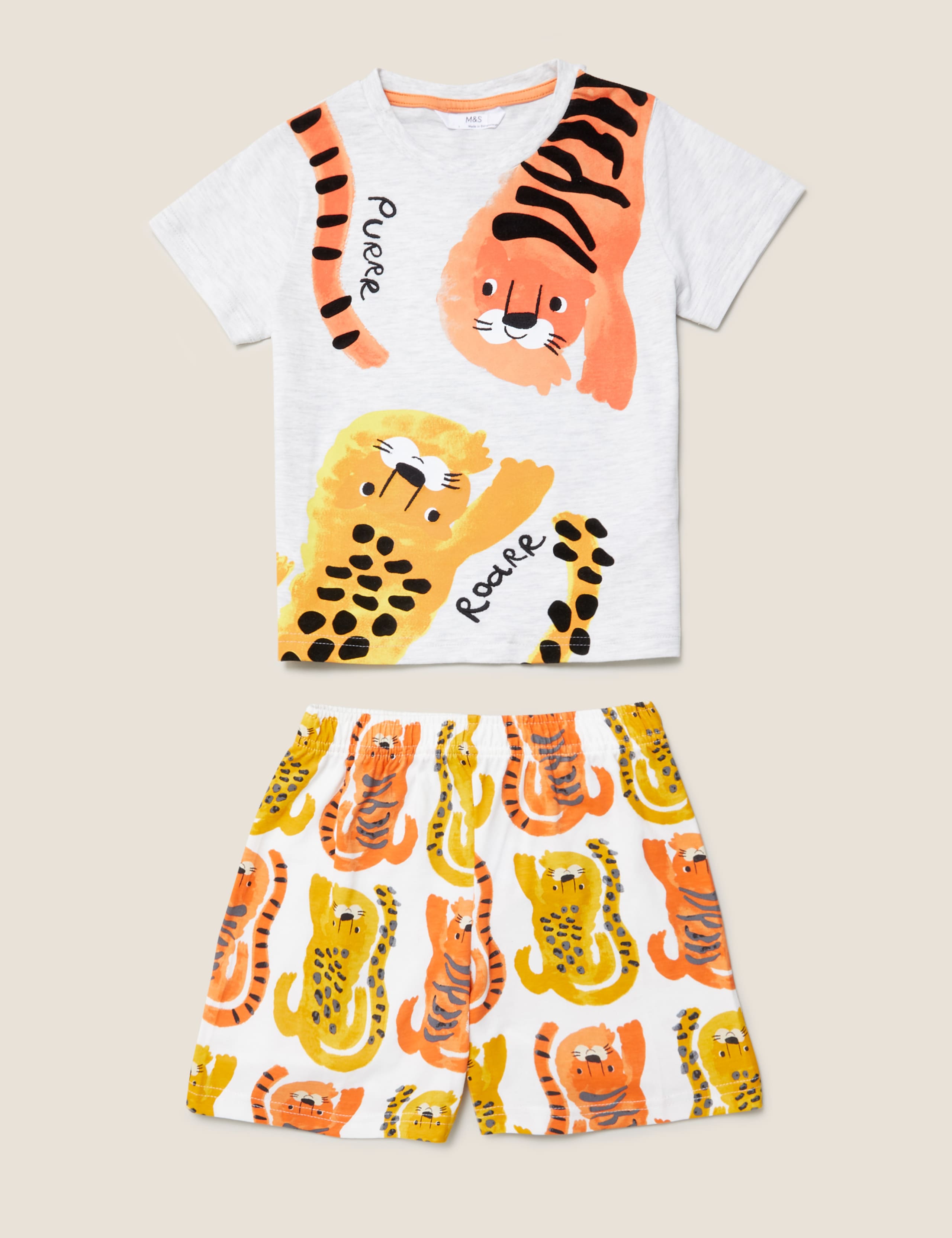Cotton Animal Print Short Pyjama Set (1-7 Yrs) 2 of 5