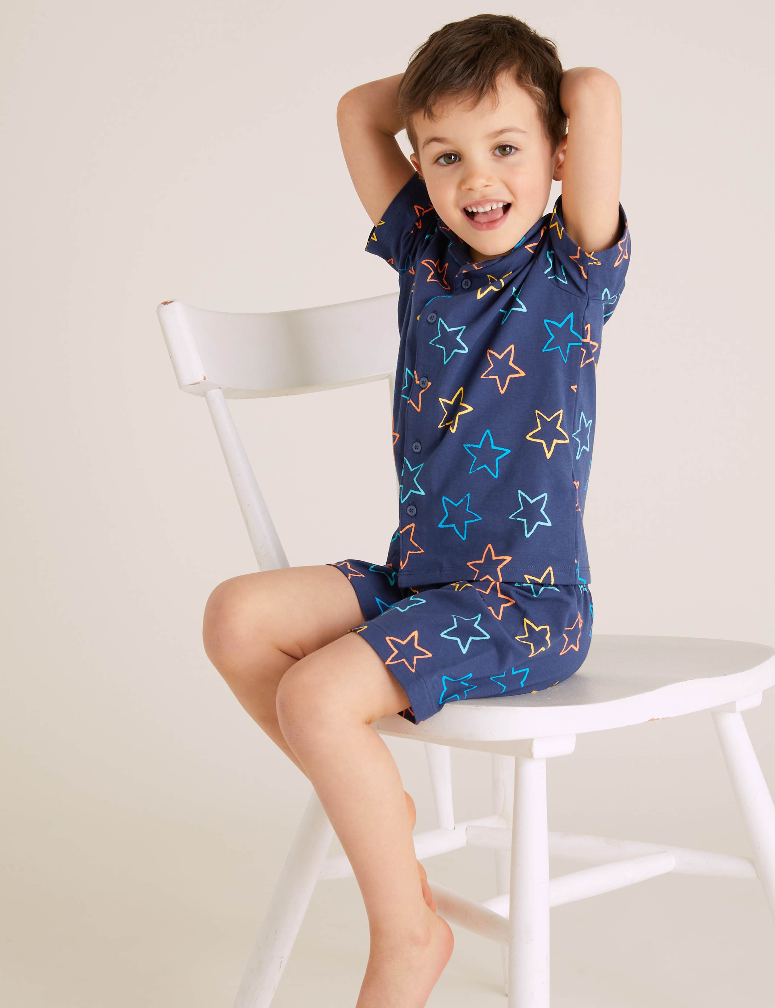 Cotton Star Short Pyjama Set (1-7 Yrs) 1 of 4