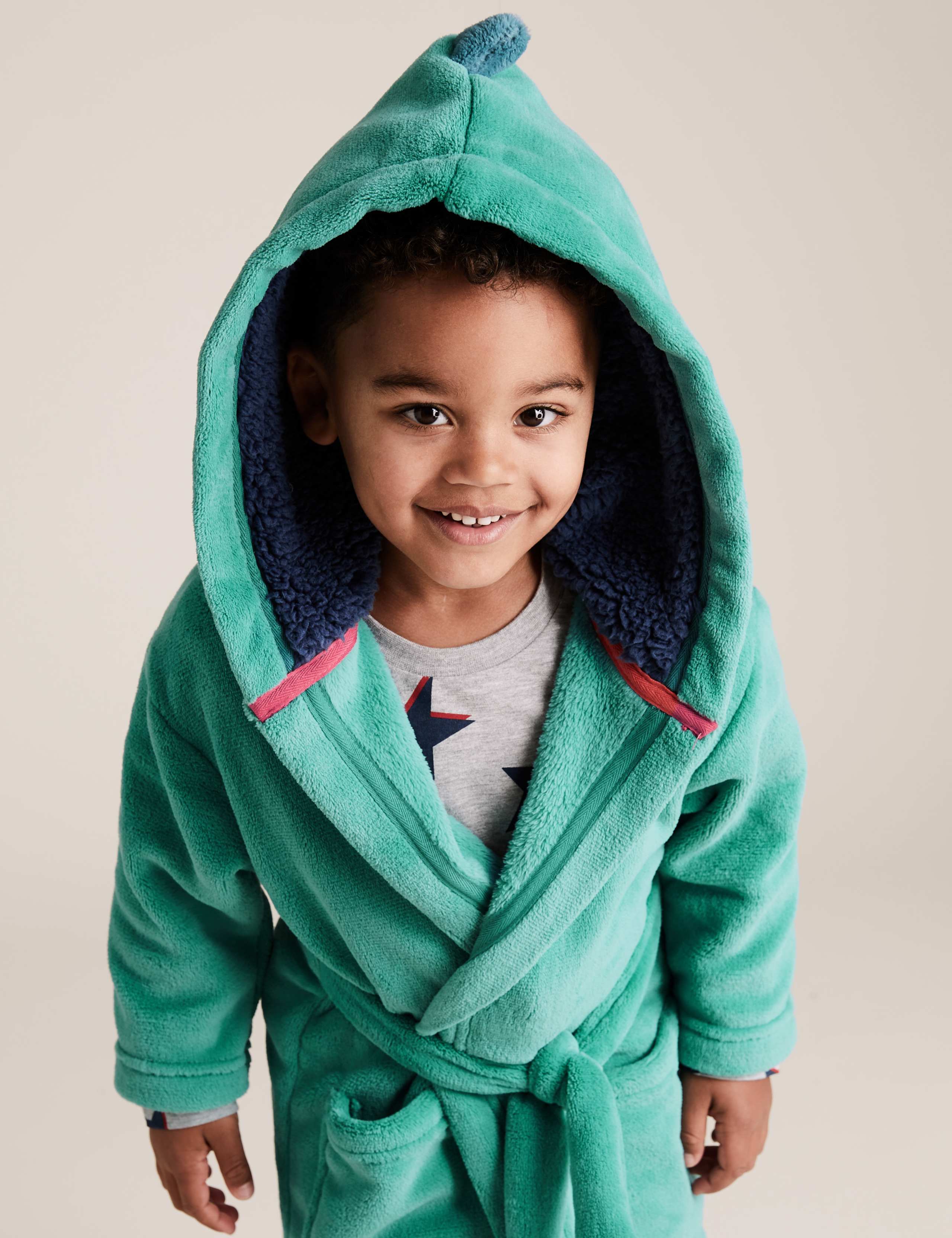 Fleece Dinosaur Dressing Gown (1-7 Yrs) 3 of 4