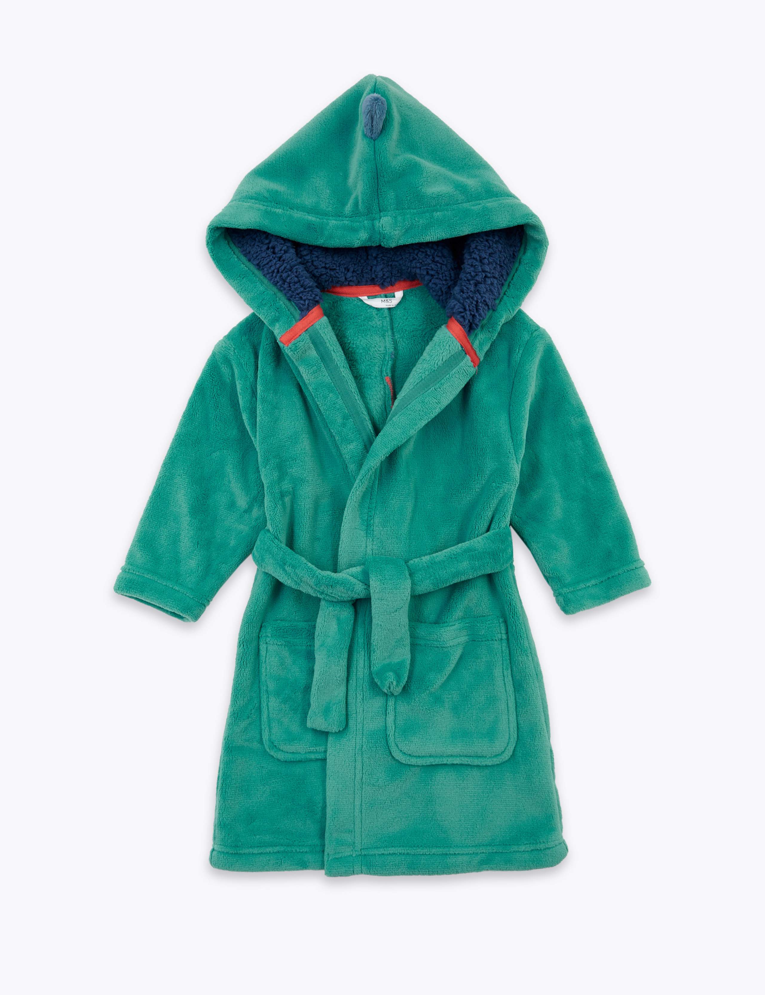 Fleece Dinosaur Dressing Gown (1-7 Yrs) 2 of 4