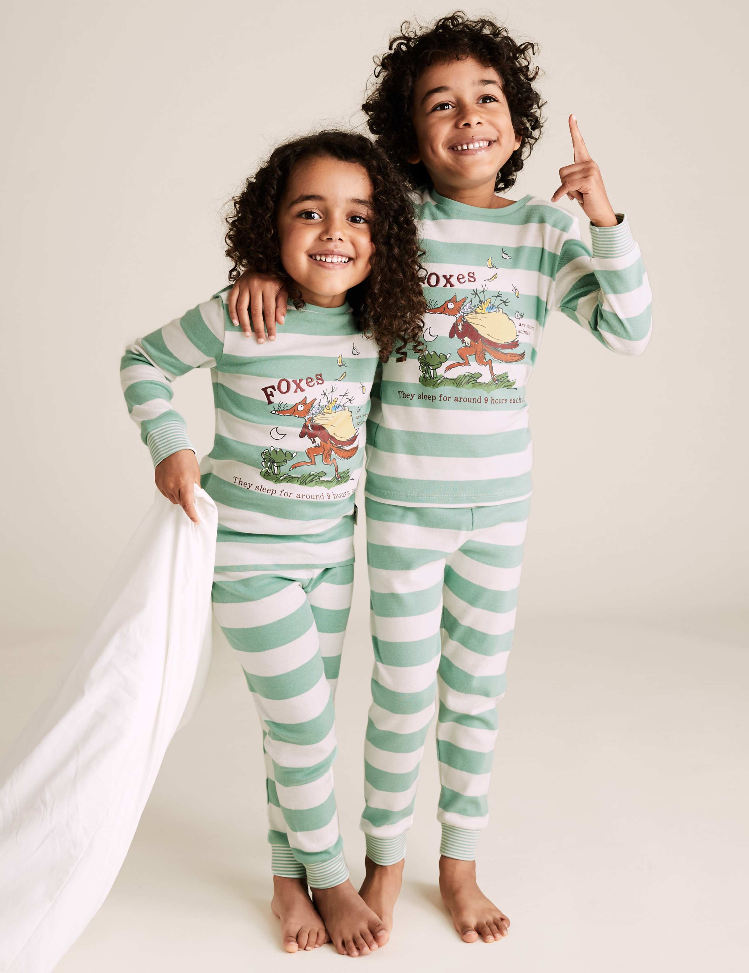Roald Dahl™ & NHM™ Fantastic Fox Pyjama Set (1-7 Yrs) 1 of 6
