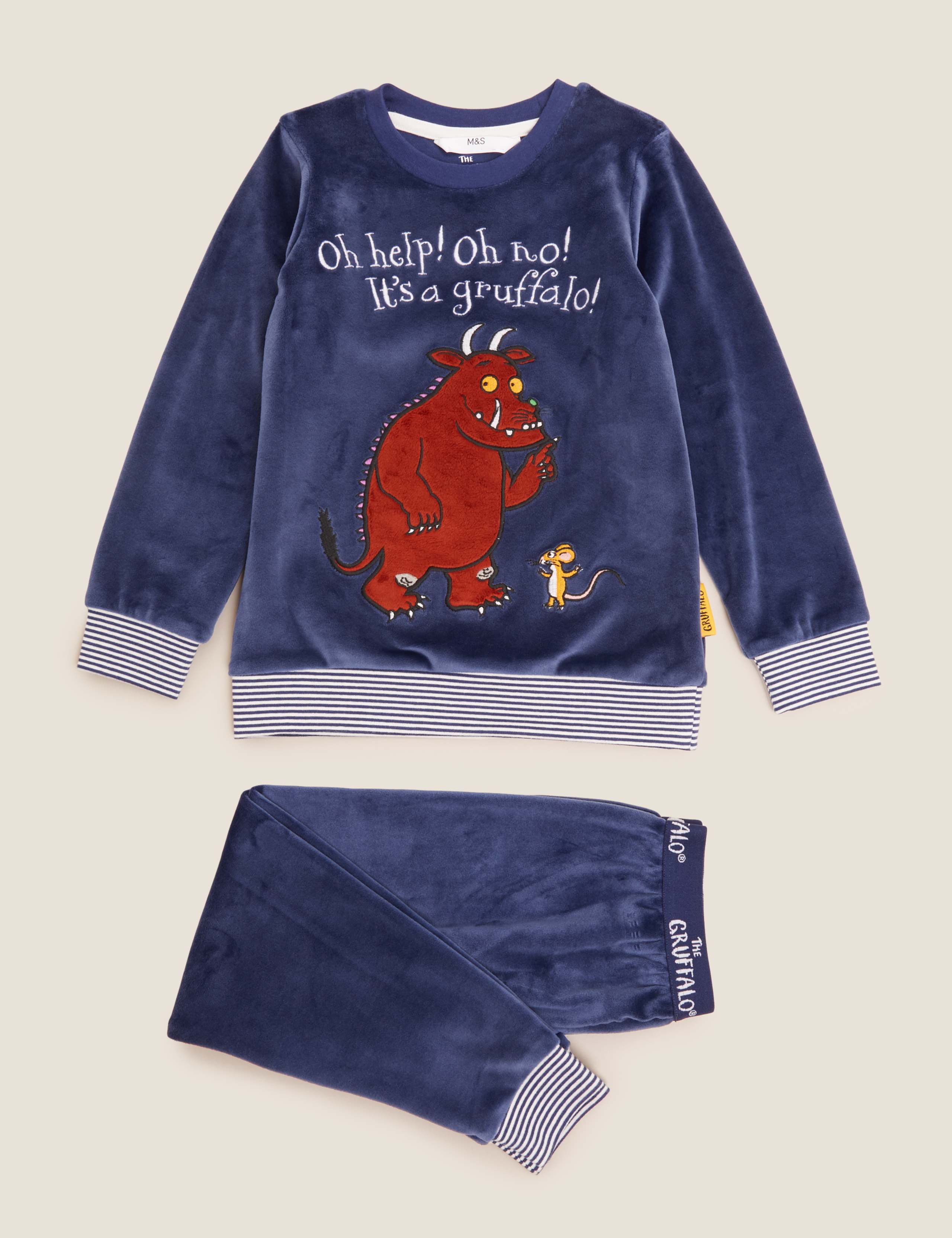 The Gruffalo™ Velour Pyjama Set (1-8 Yrs) 2 of 5