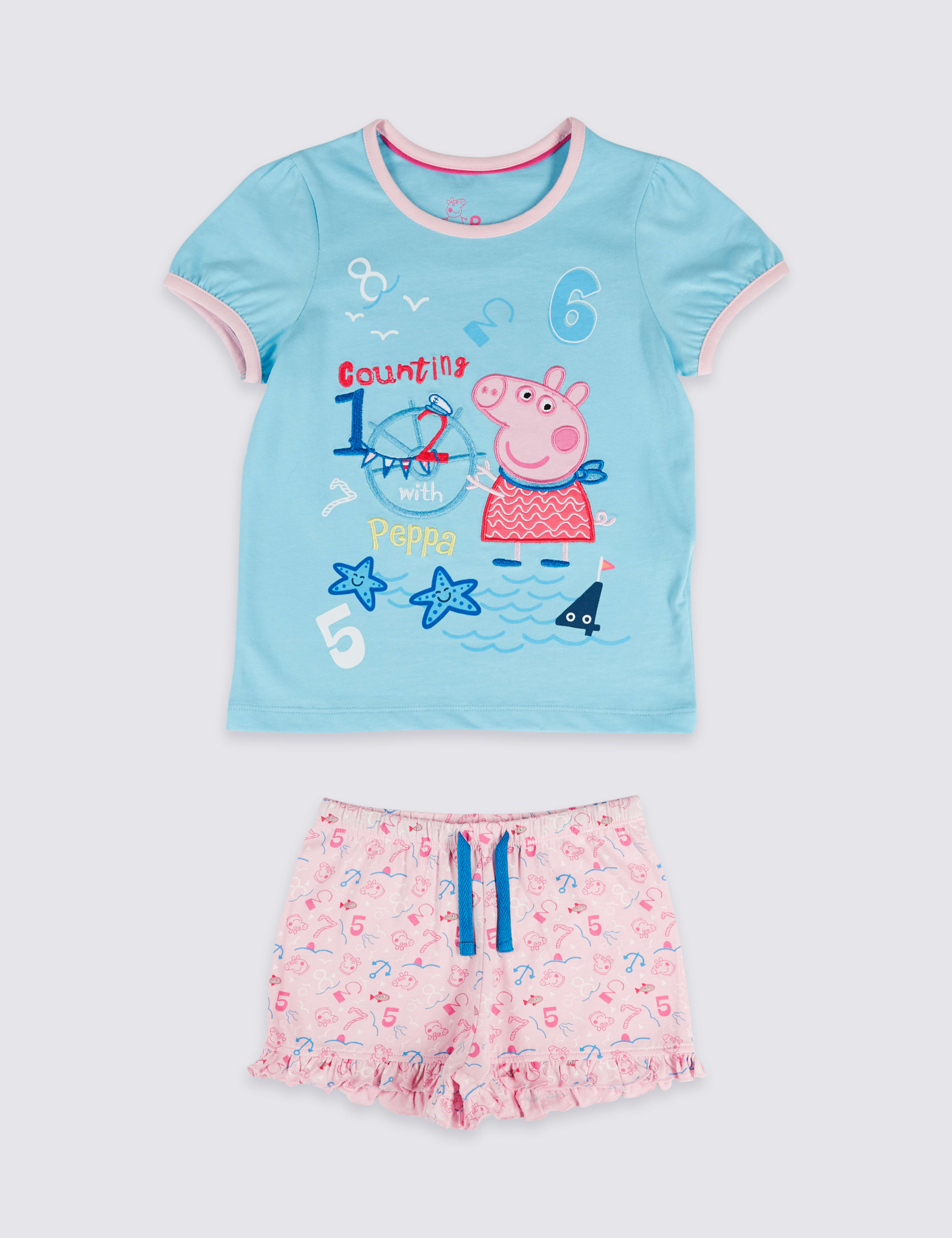 Peppa Pig™ Pure Cotton Short Pyjamas (1-7 Years) 2 of 6