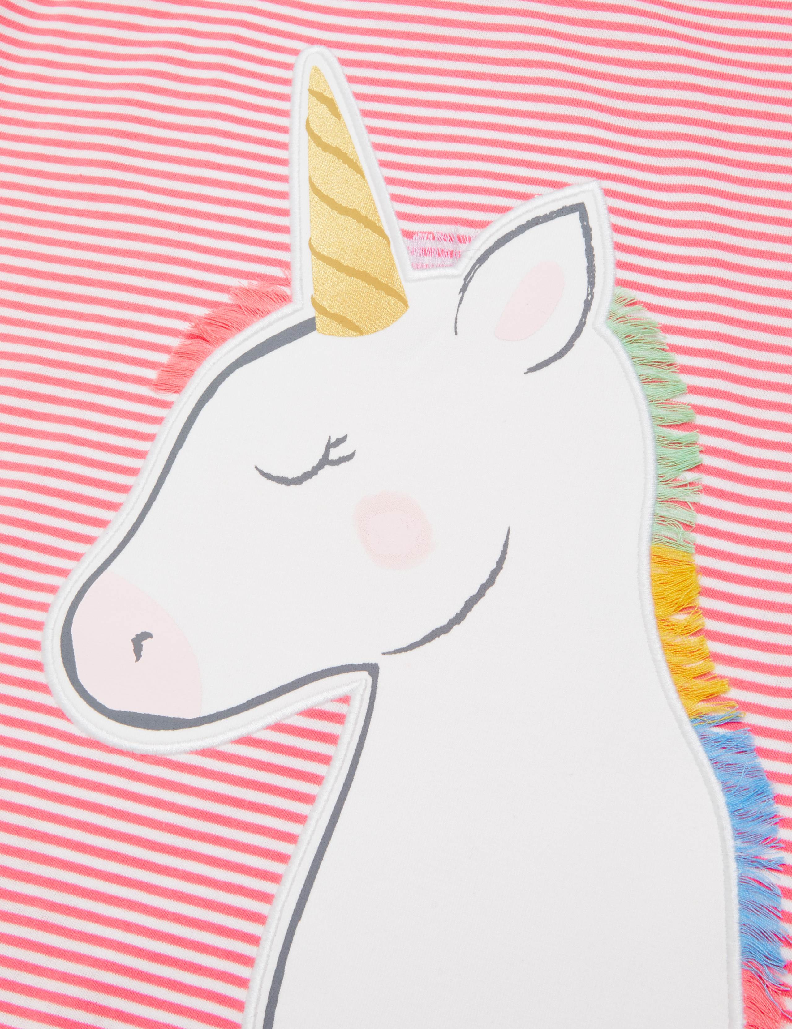 Pure Cotton Unicorn Short Pyjama Set (1-7 Yrs) 5 of 5