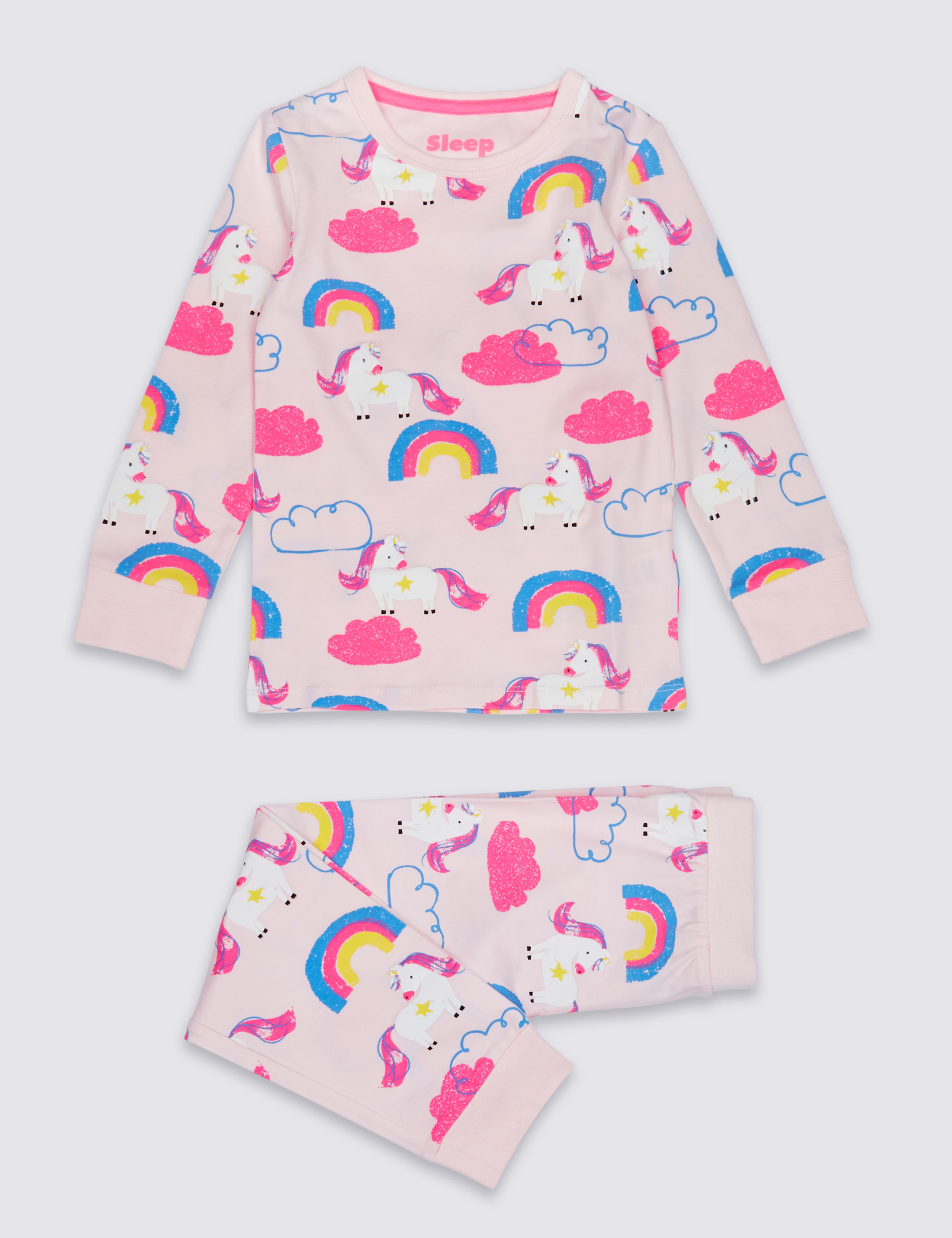 Unicorn Pyjamas with Stretch (1-7 Years) 2 of 6