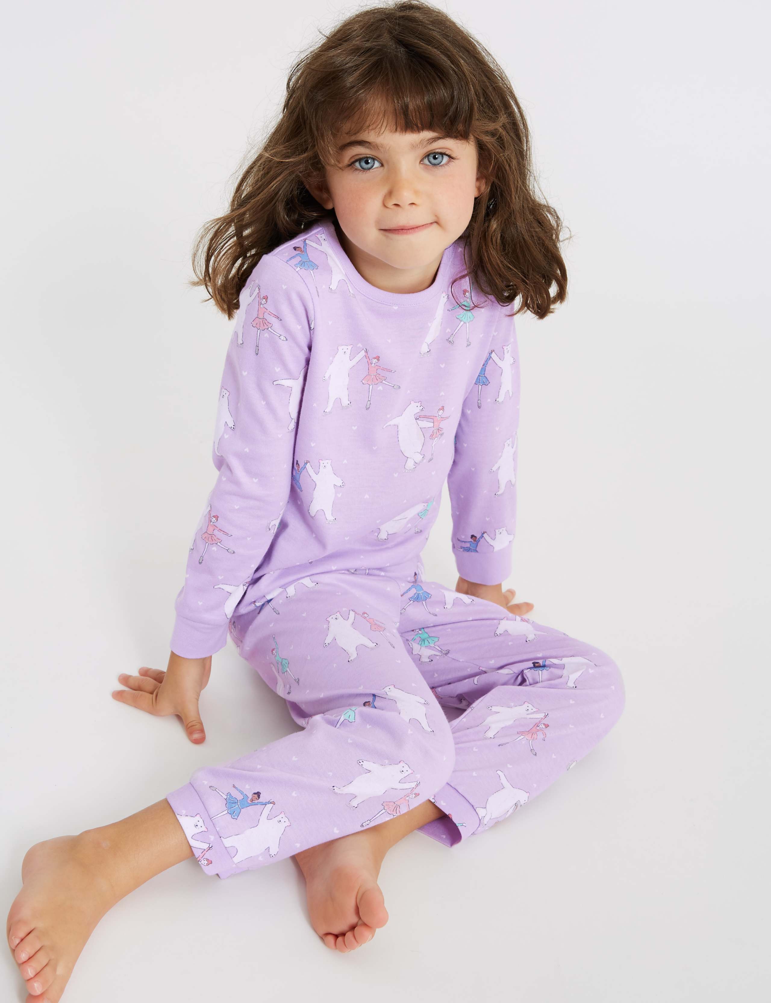 2 Pack Skating Bear Pyjamas (1-7 Years) 3 of 6