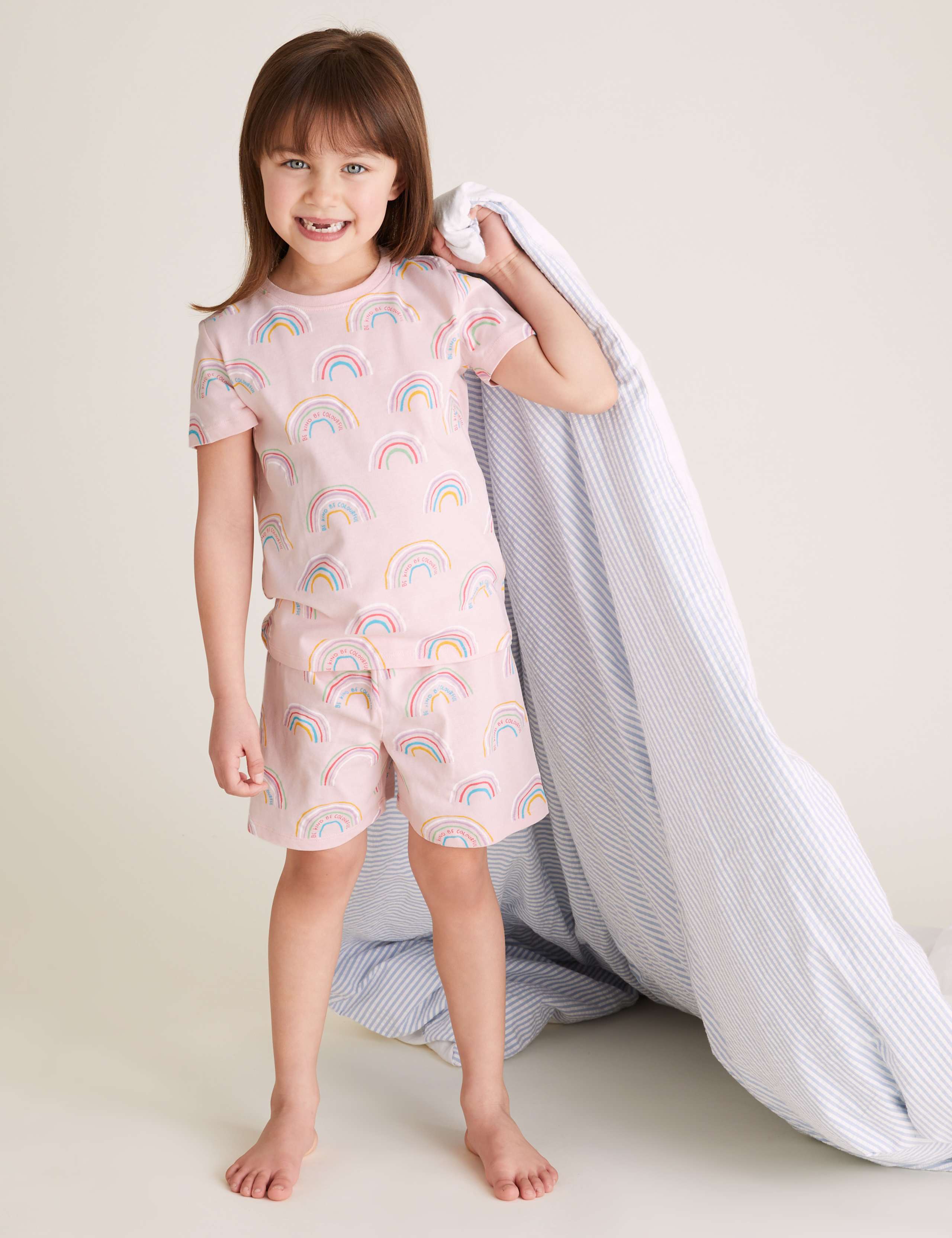 2pk Pure Cotton Print Short Pyjama Sets (1-7 Yrs) 2 of 5